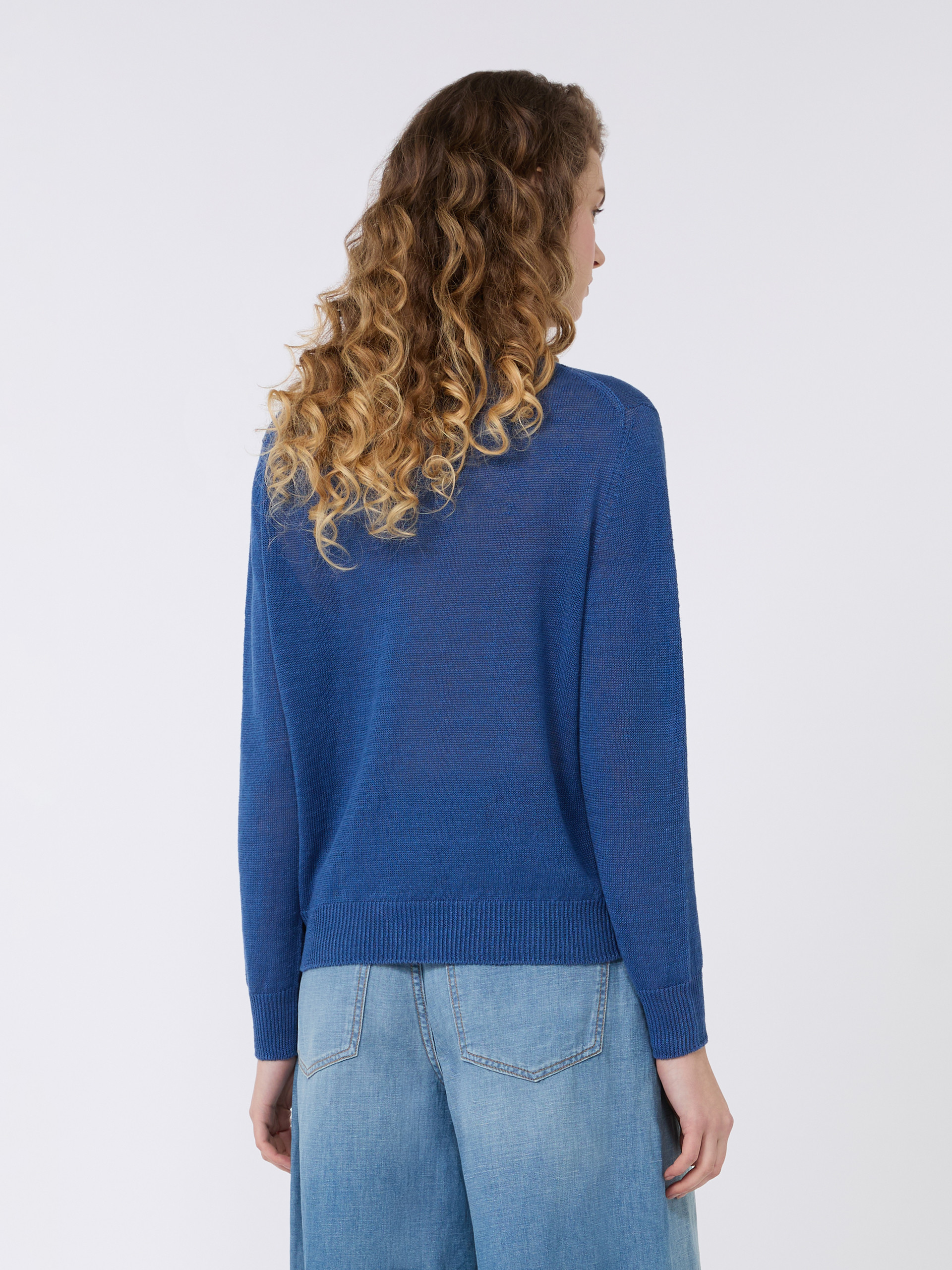 Linen yarn jumper - OCEAN - Weekend Max Mara - 3