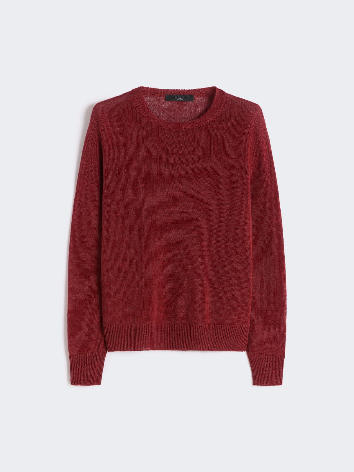 Linen yarn jumper - CHERRY - Weekend - 5