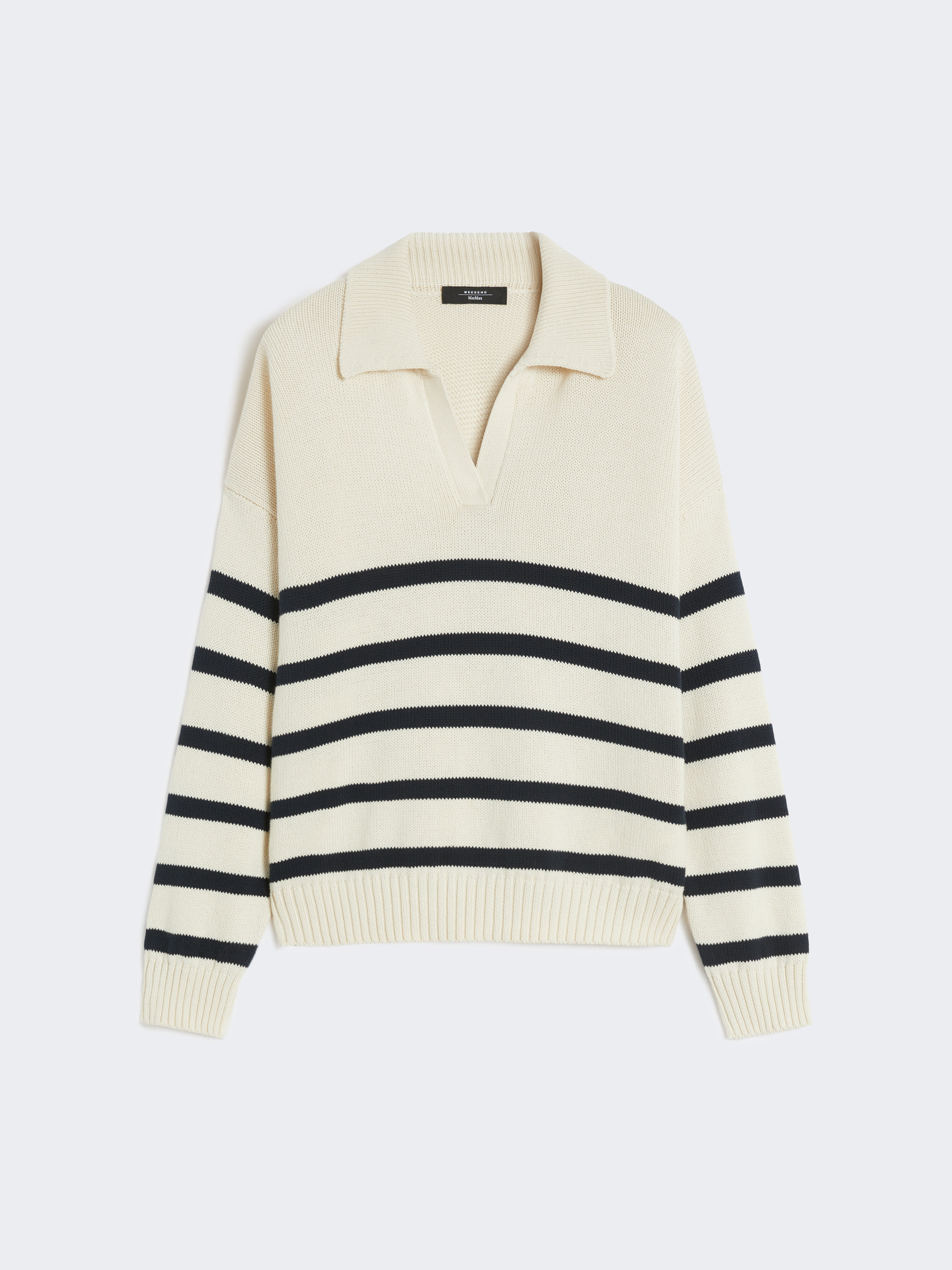 Cotton yarn jumper - NAVY - Weekend Max Mara - 5