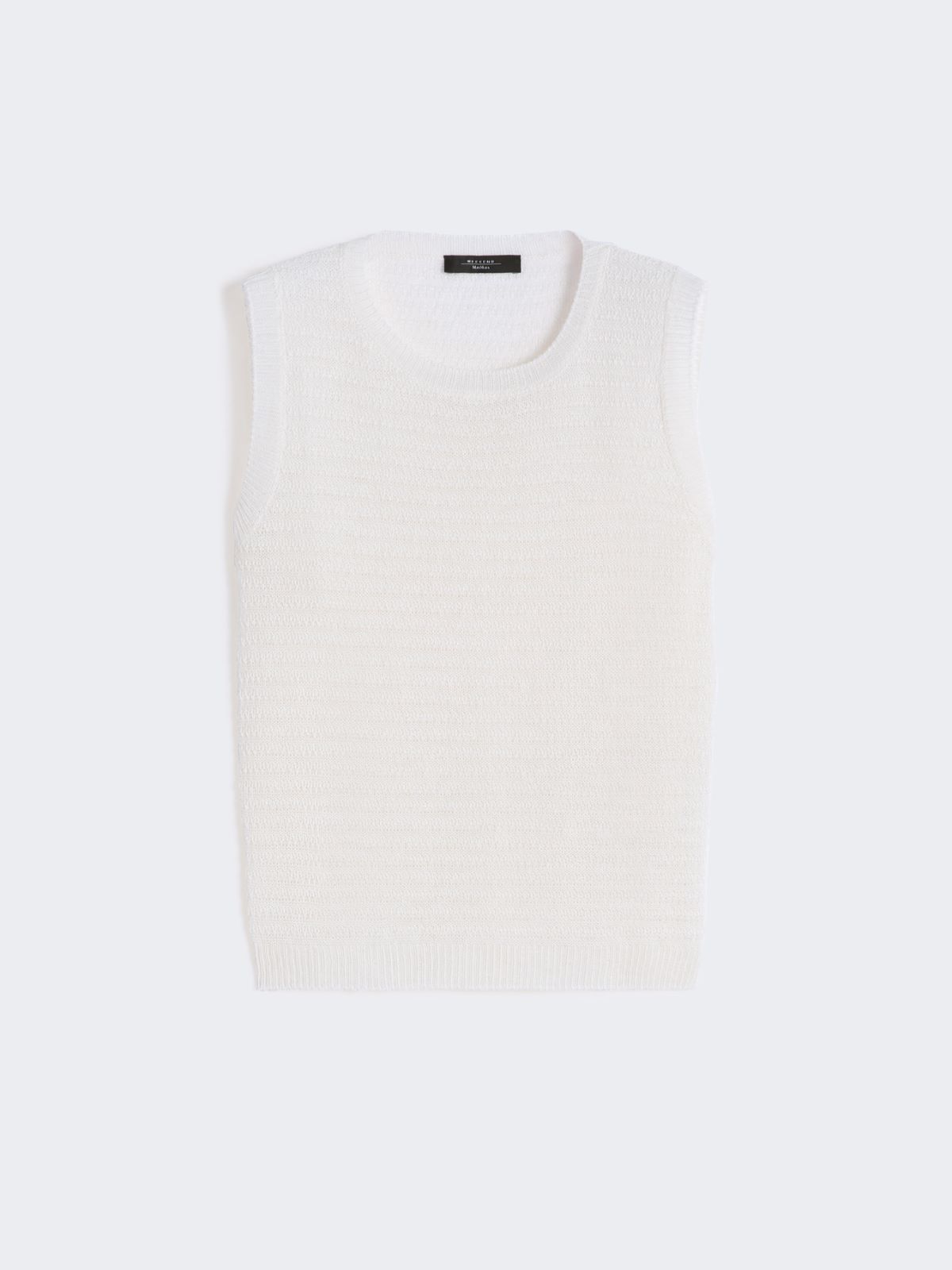 Linen yarn waistcoat - ECRU - Weekend - 5