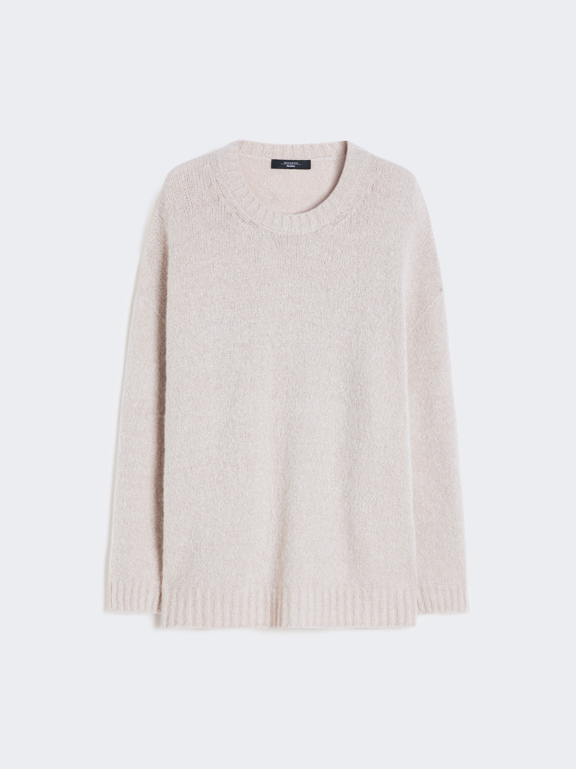 Oversized alpaca and cotton sweater - SAND - Weekend Max Mara - 5