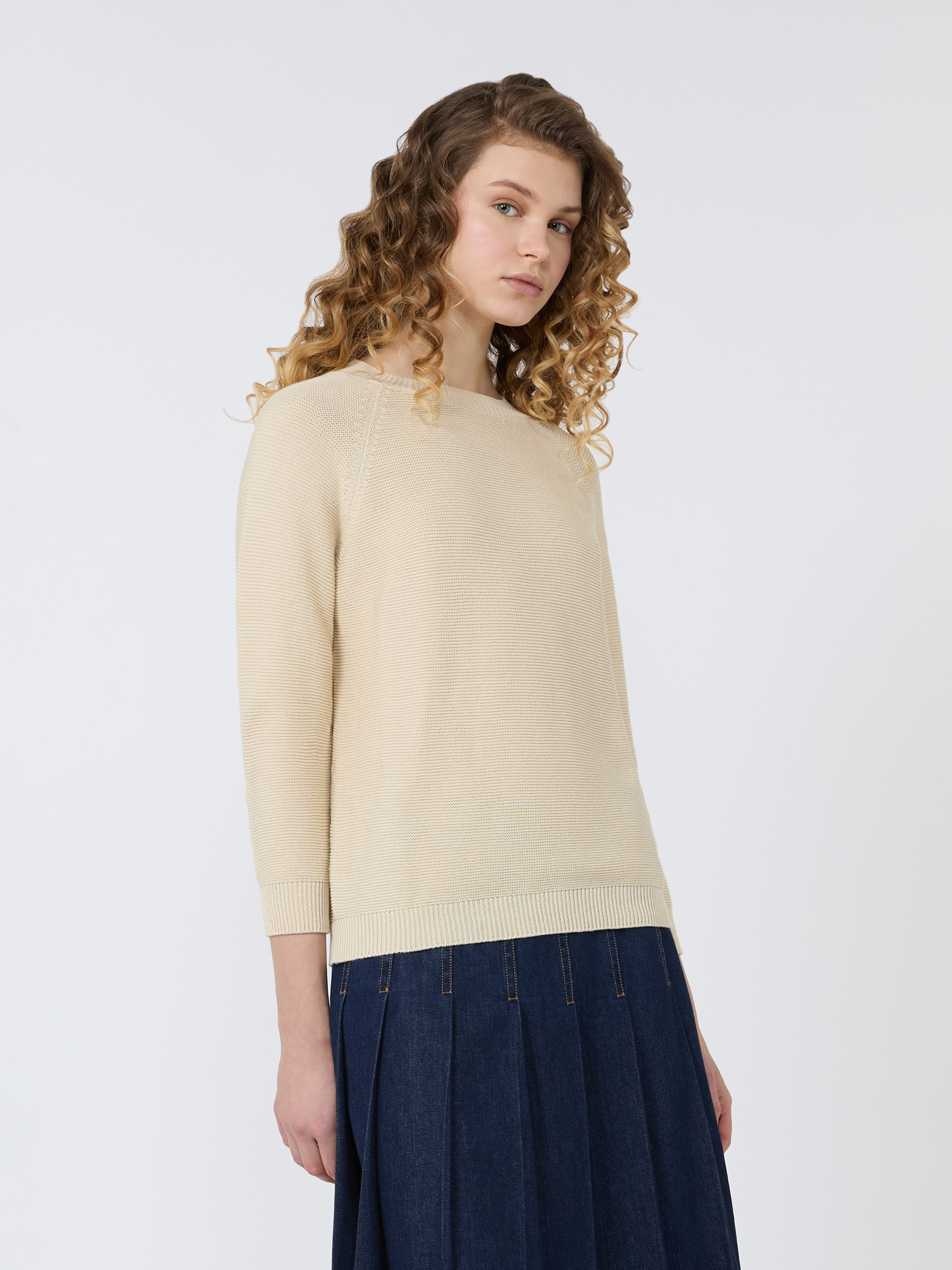 Cotton sweater - ECRU - Weekend Max Mara - 2