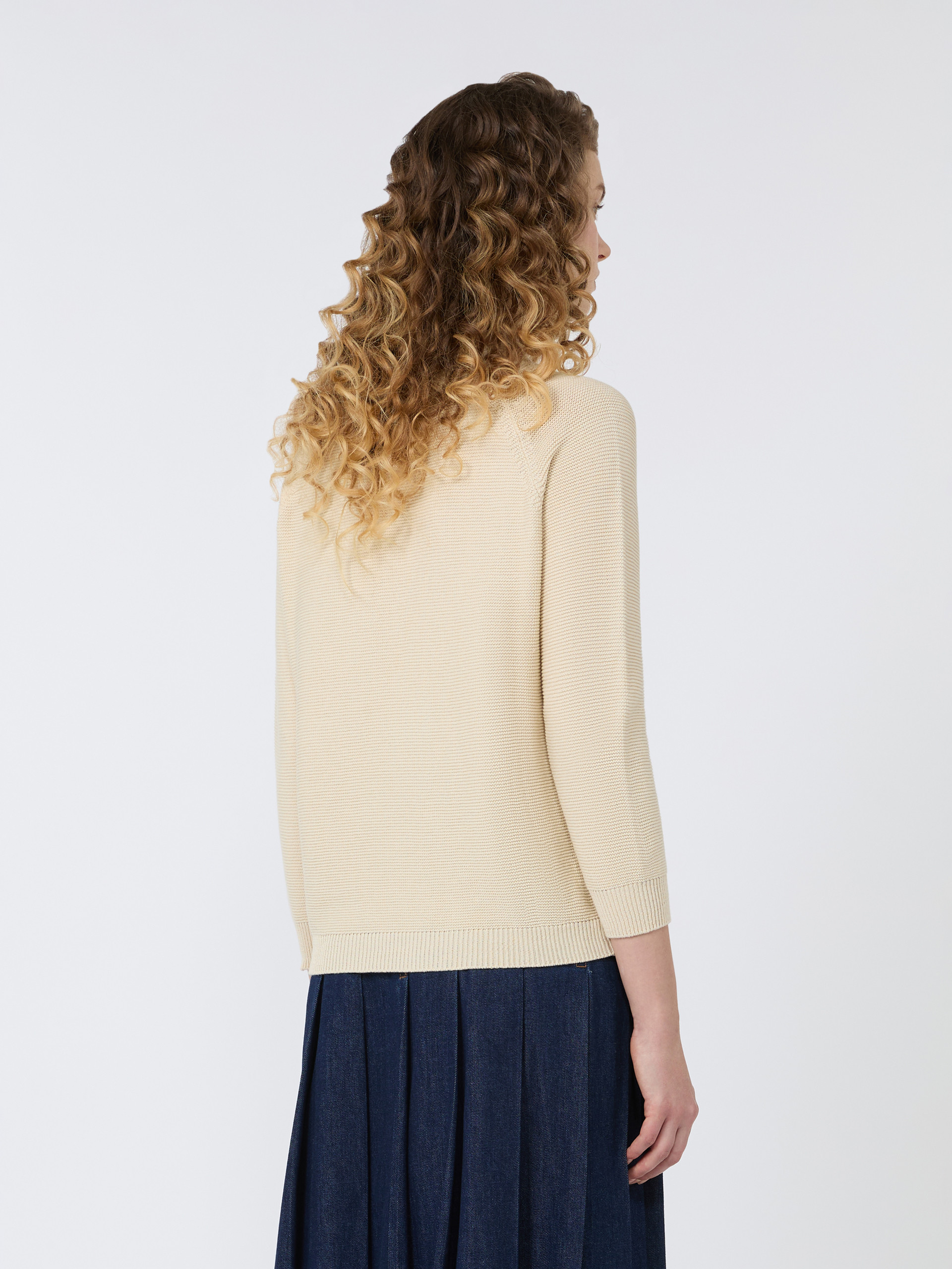 Cotton sweater - ECRU - Weekend Max Mara - 3
