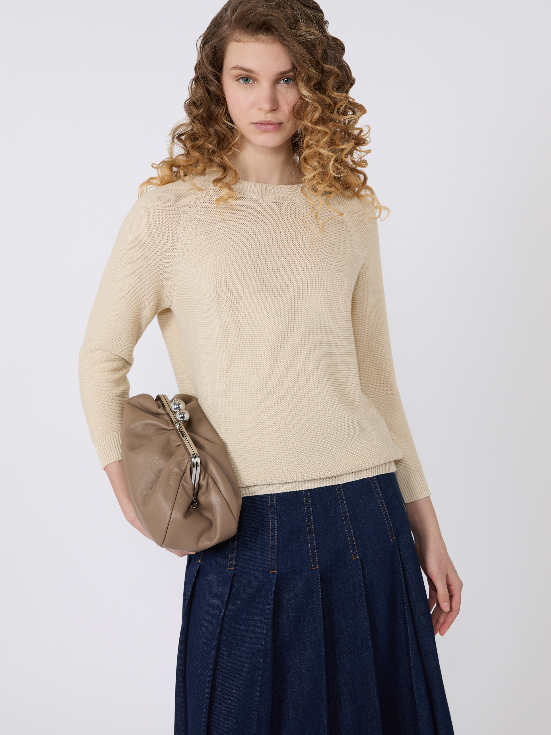 Cotton sweater - ECRU - Weekend Max Mara - 4