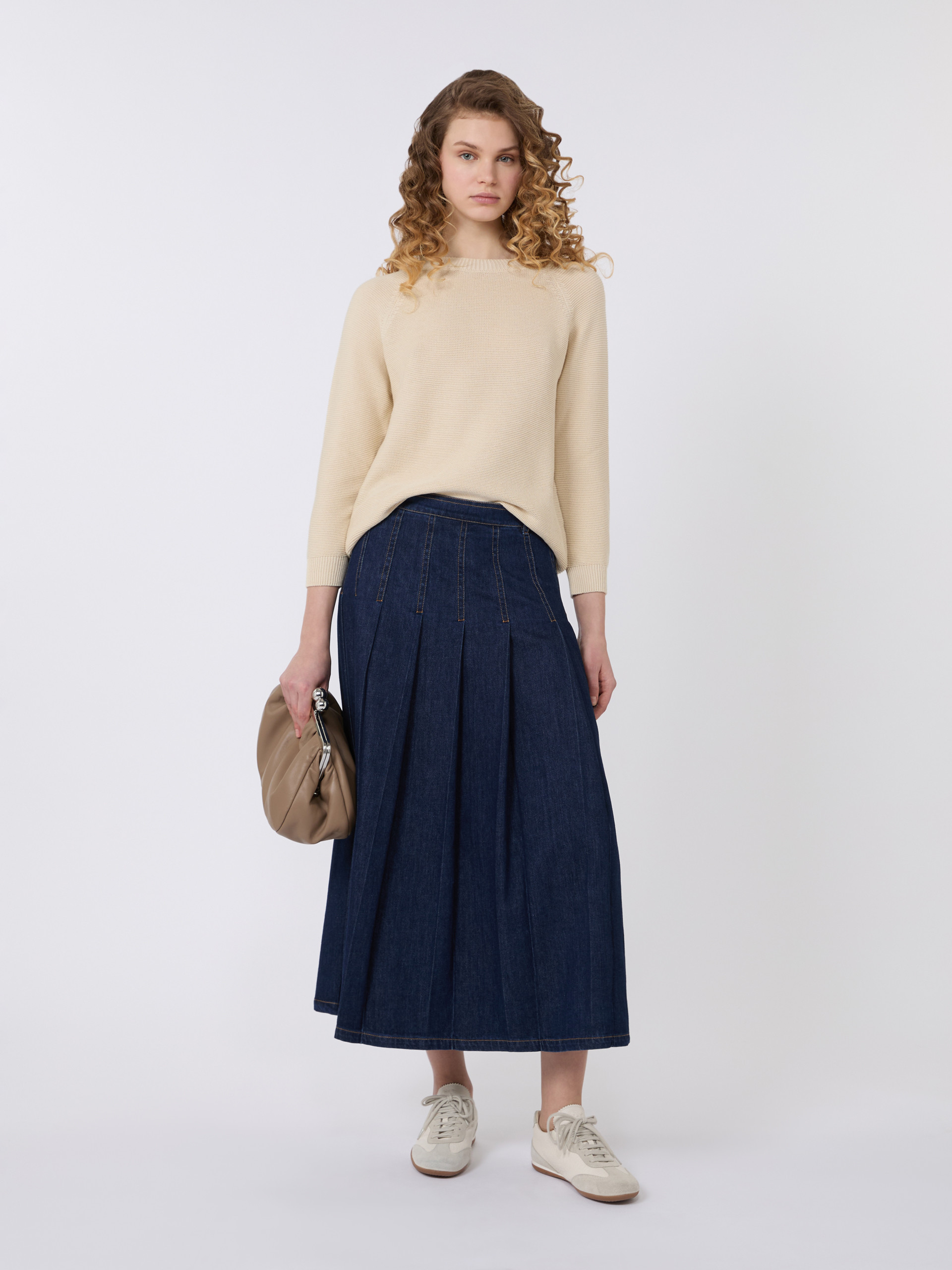 Cotton sweater - ECRU - Weekend Max Mara