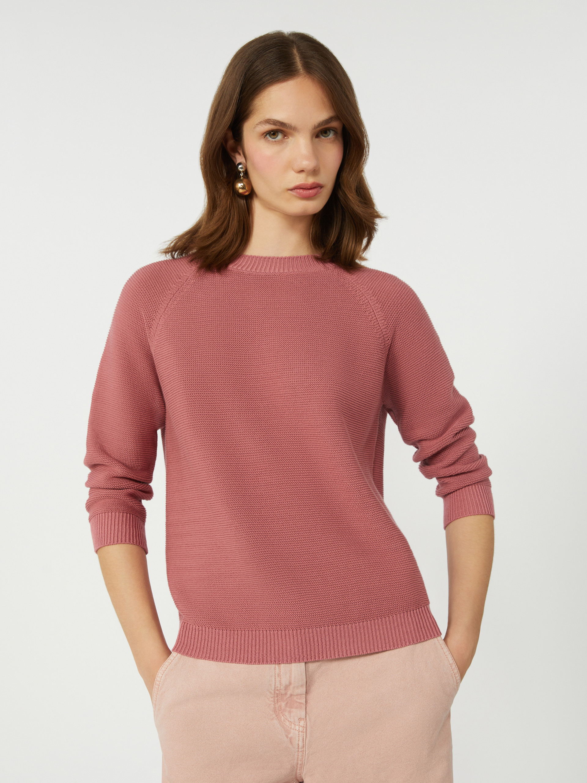 Cotton sweater - ANTIQUE ROSE - Weekend Max Mara - 4