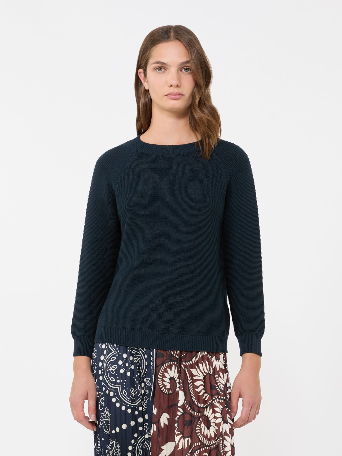 Cotton sweater - NAVY - Weekend - 2