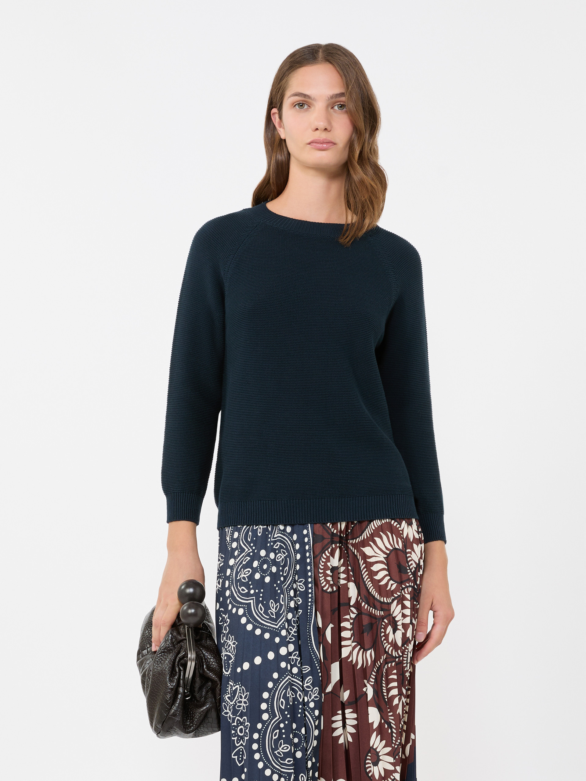 Cotton sweater - NAVY - Weekend Max Mara - 4