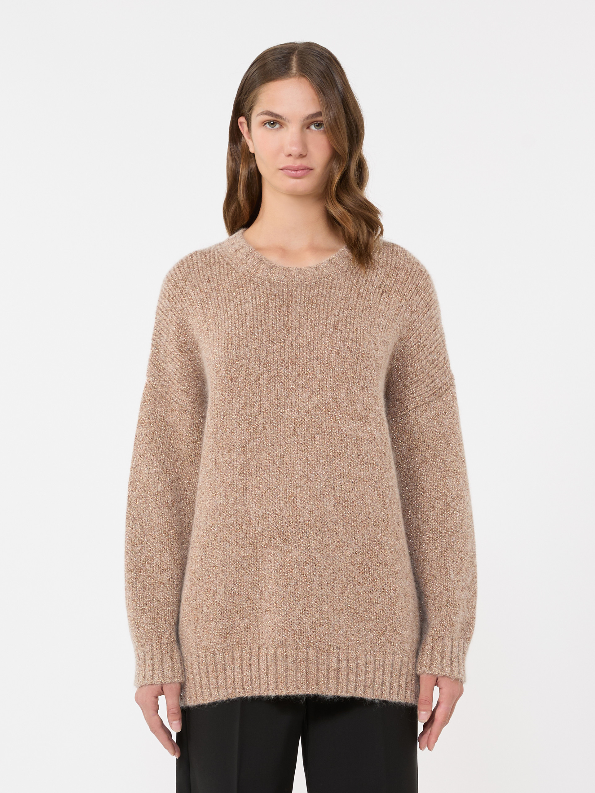 Oversized mohair and lurex sweater - COPPER - Weekend Max Mara - 2
