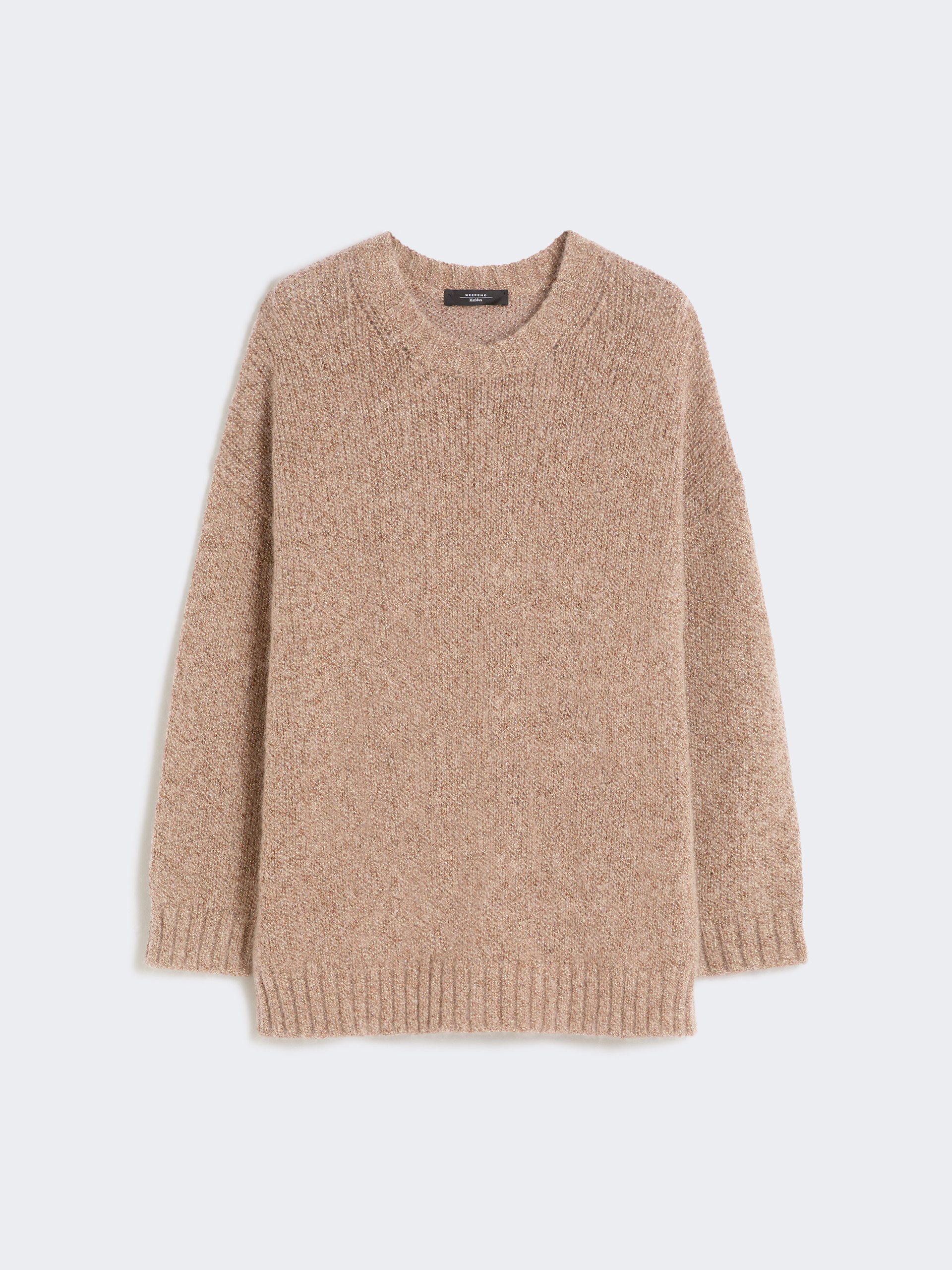 Oversized mohair and lurex sweater - COPPER - Weekend Max Mara - 5