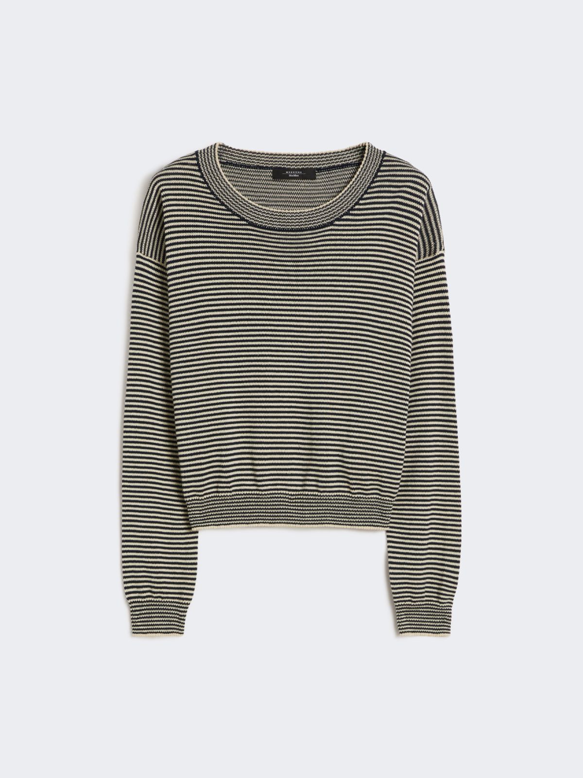 Cotton crew-neck sweater - NAVY - Weekend - 5