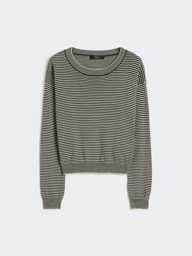 Cotton crew-neck sweater - NAVY - Weekend - 2