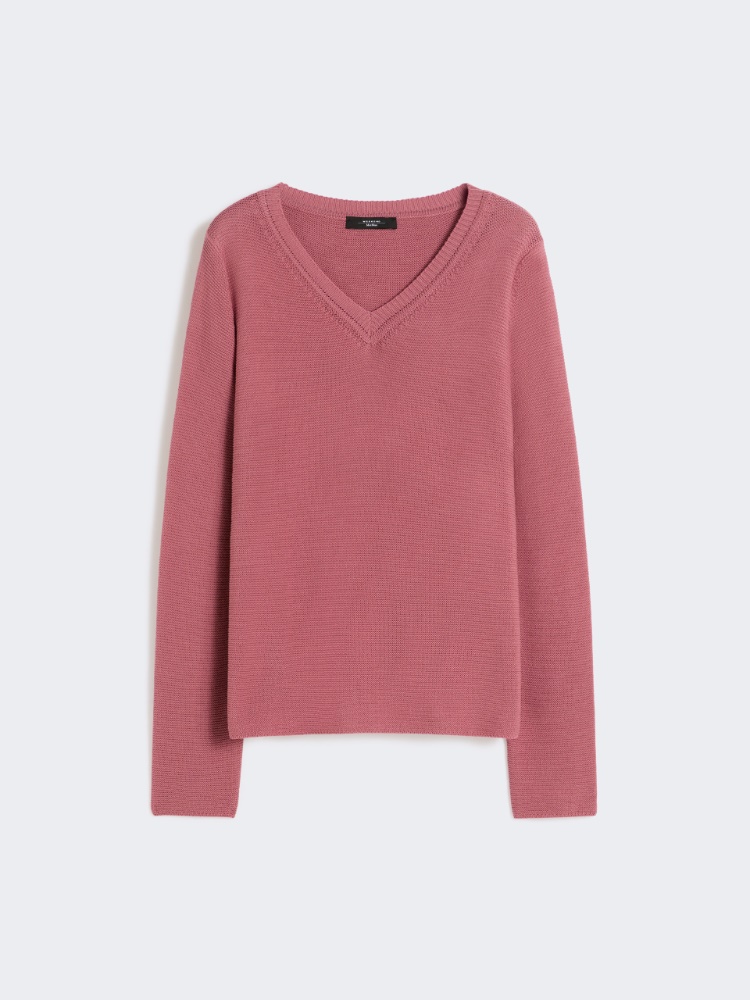 Cotton boxy sweater - ANTIQUE ROSE - Weekend