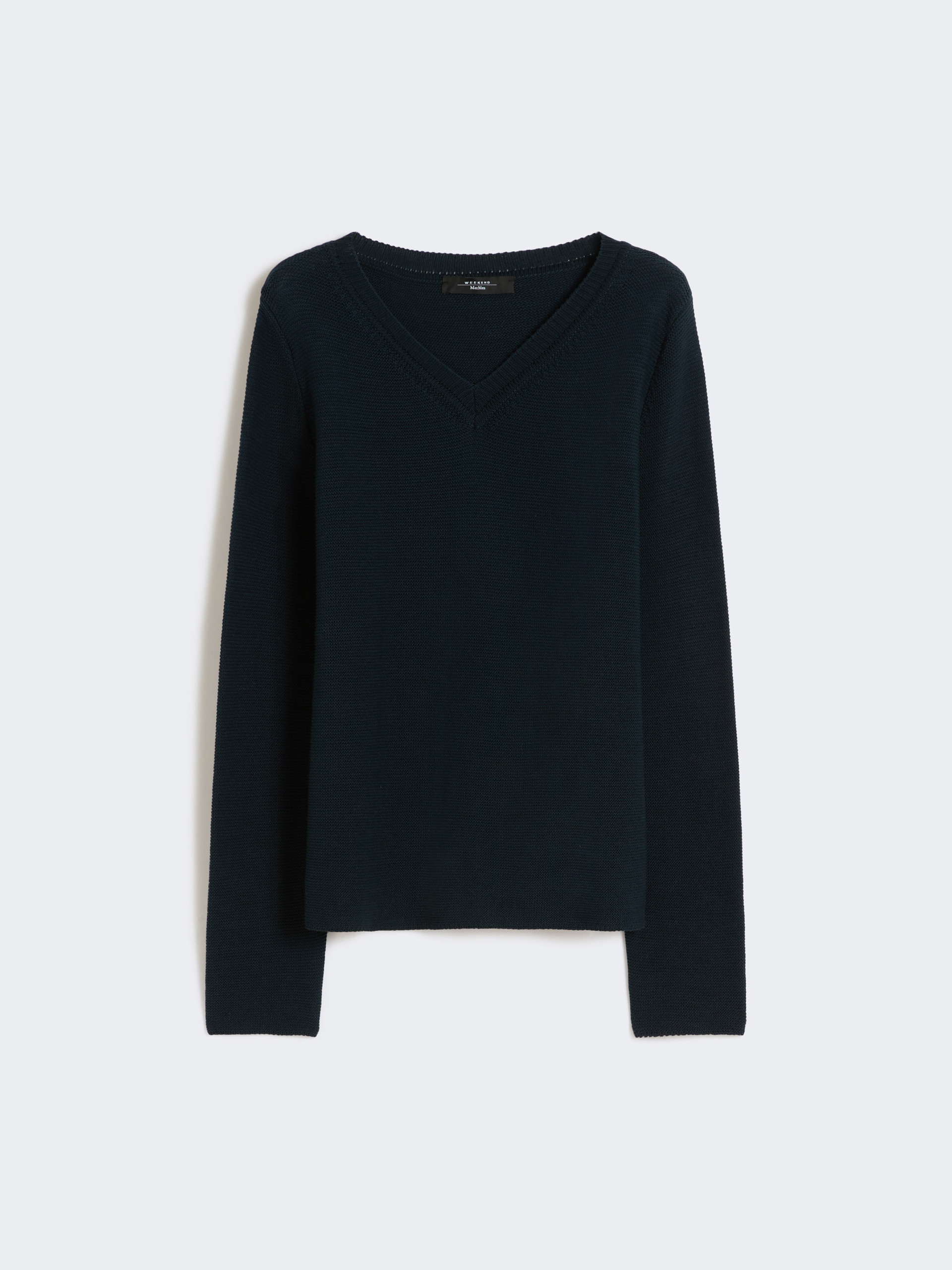 Cotton boxy sweater - NAVY - Weekend Max Mara - 5