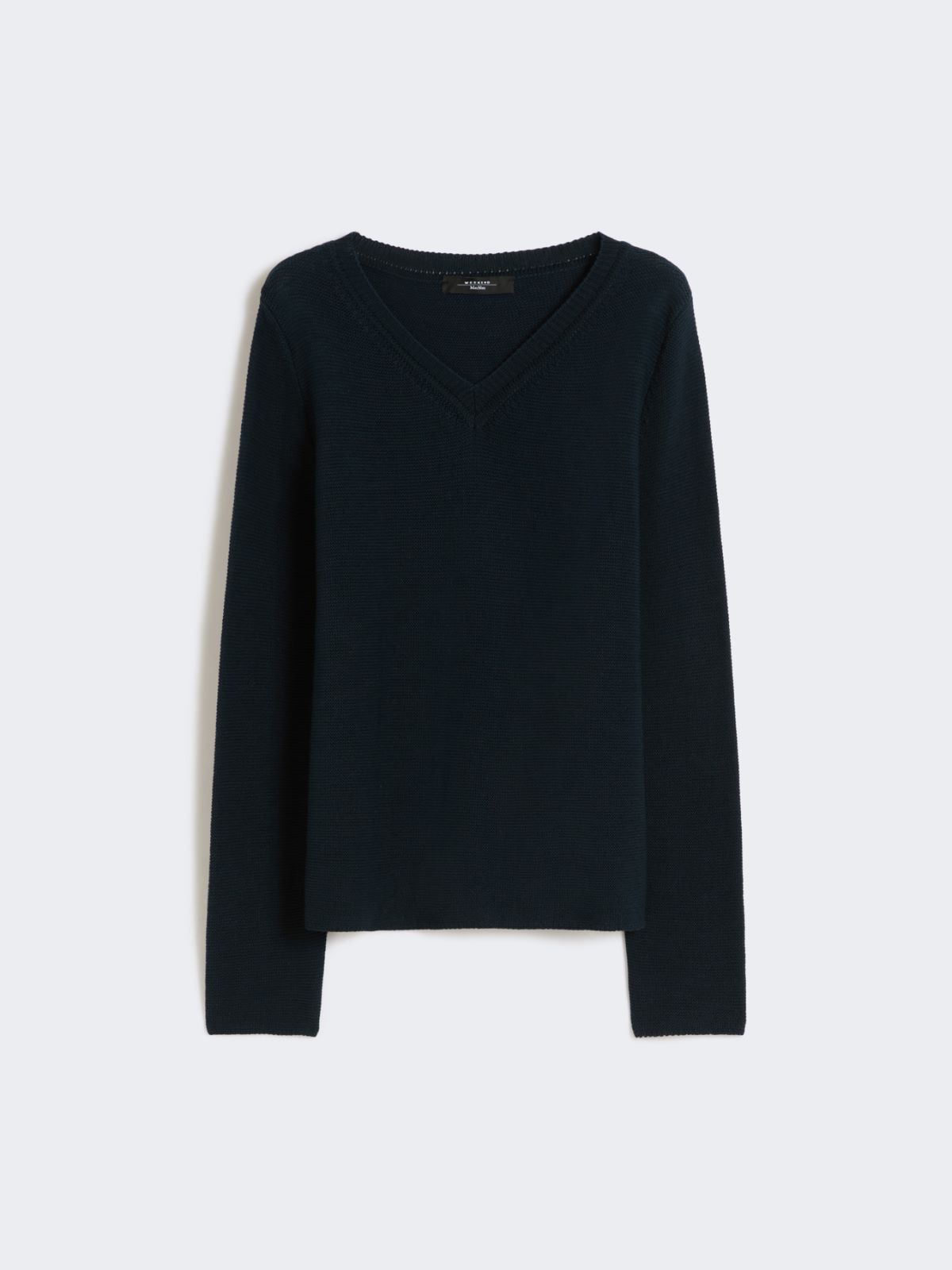 Cotton boxy sweater - NAVY - Weekend - 5