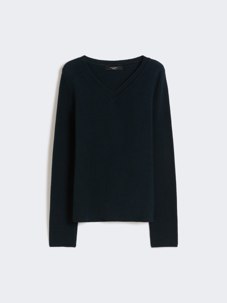 Cotton boxy sweater - NAVY - Weekend - 2