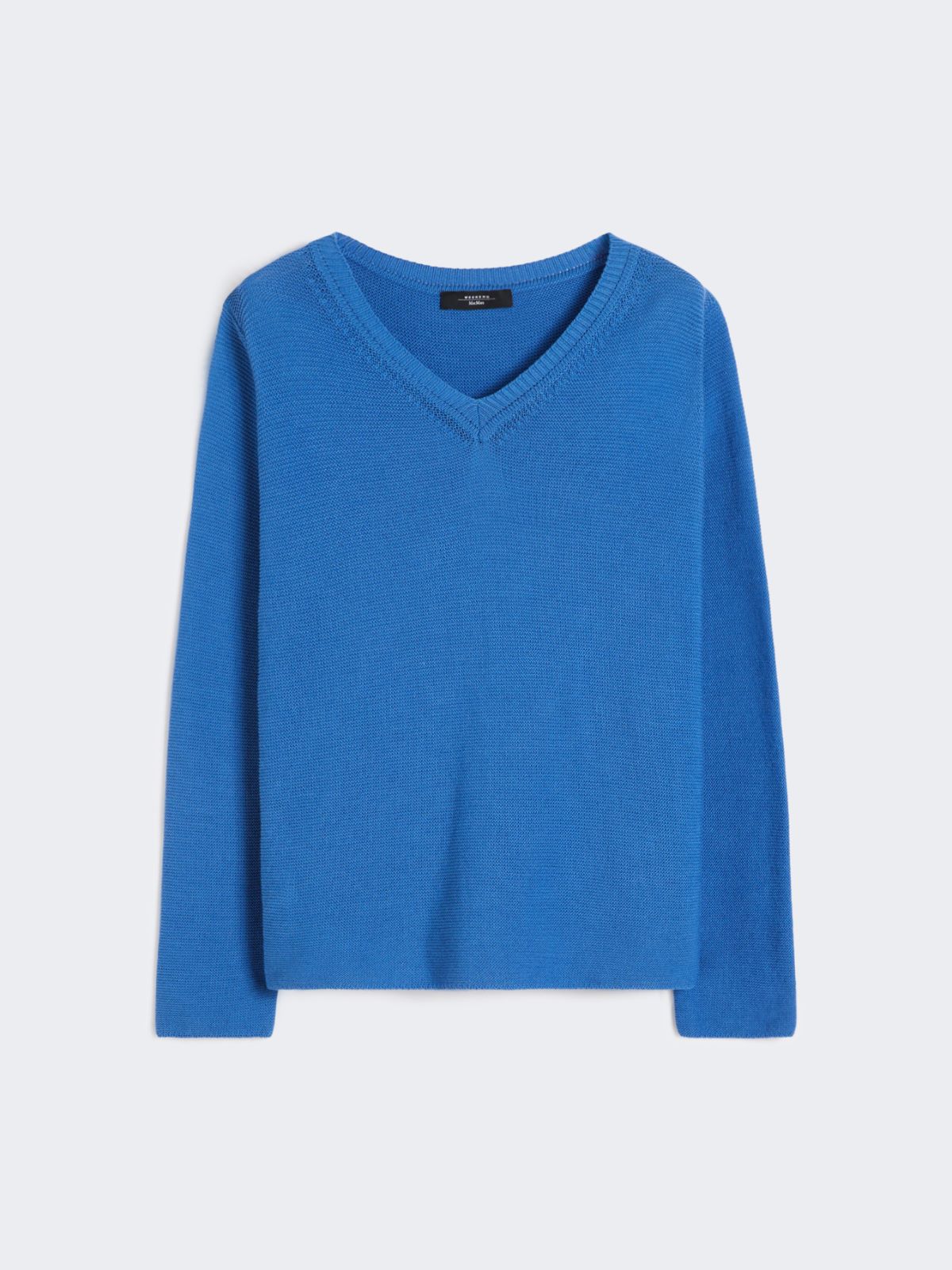 Cotton boxy sweater - CORNFLOWER BLUE - Weekend - 5