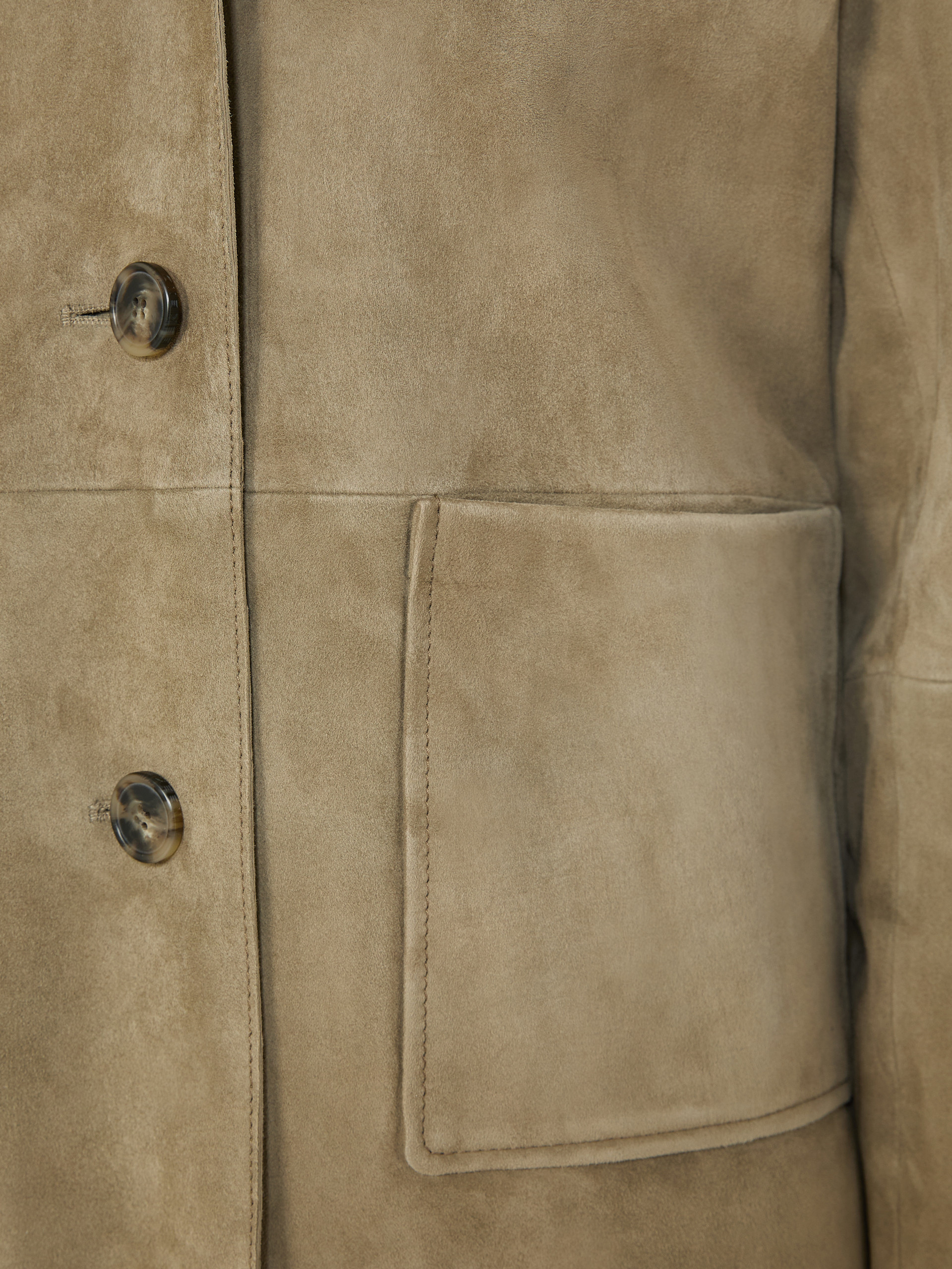 Cropped suede jacket - MUD - Weekend Max Mara - 6