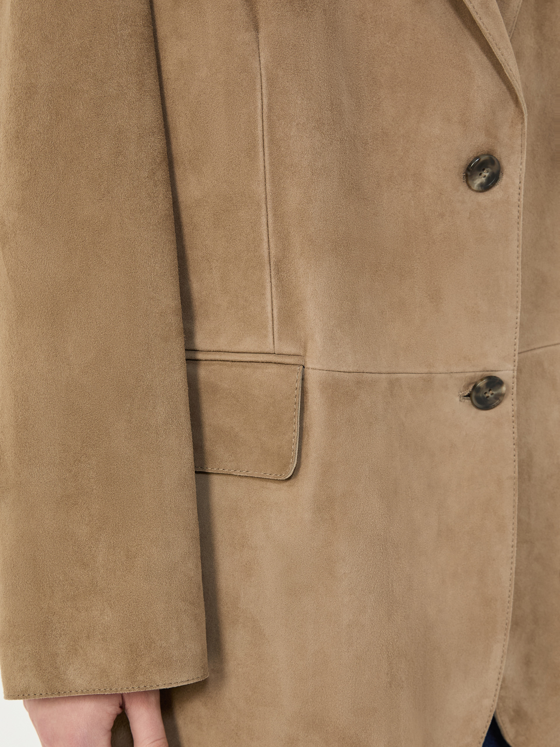 Single-breasted suede blazer - MUD - Weekend Max Mara - 5