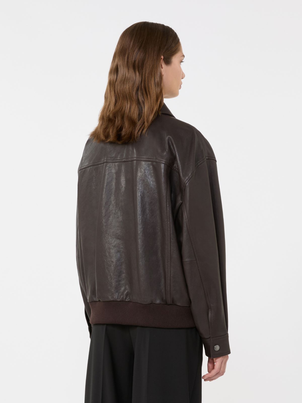 Leather jacket - BROWN - Weekend - 3