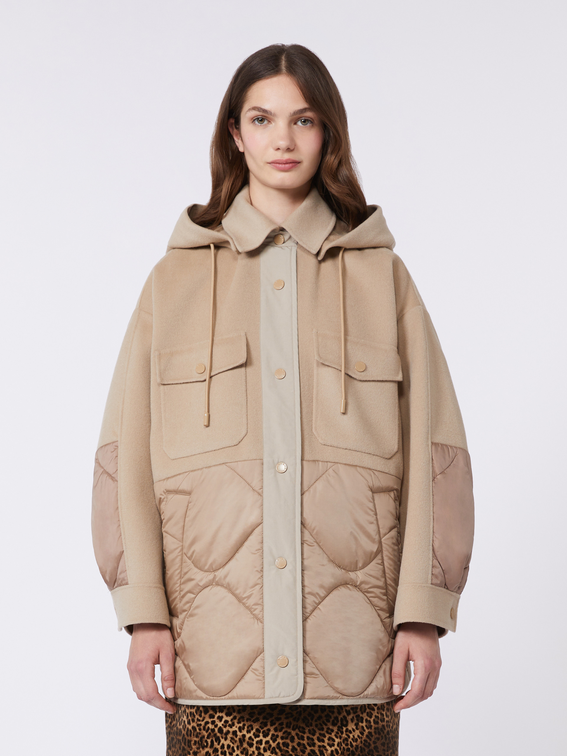 Cappotto imbottito in lana double e nylon - Weekend Max Mara - 2