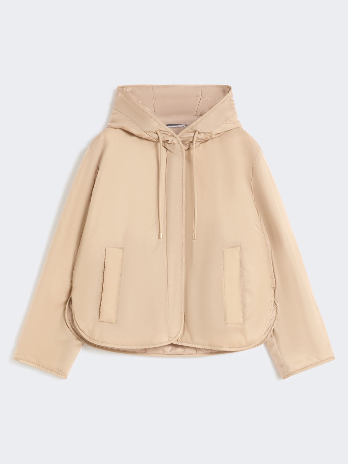 Padded, hooded jacket in water-repellent canvas - BEIGE - Weekend - 6