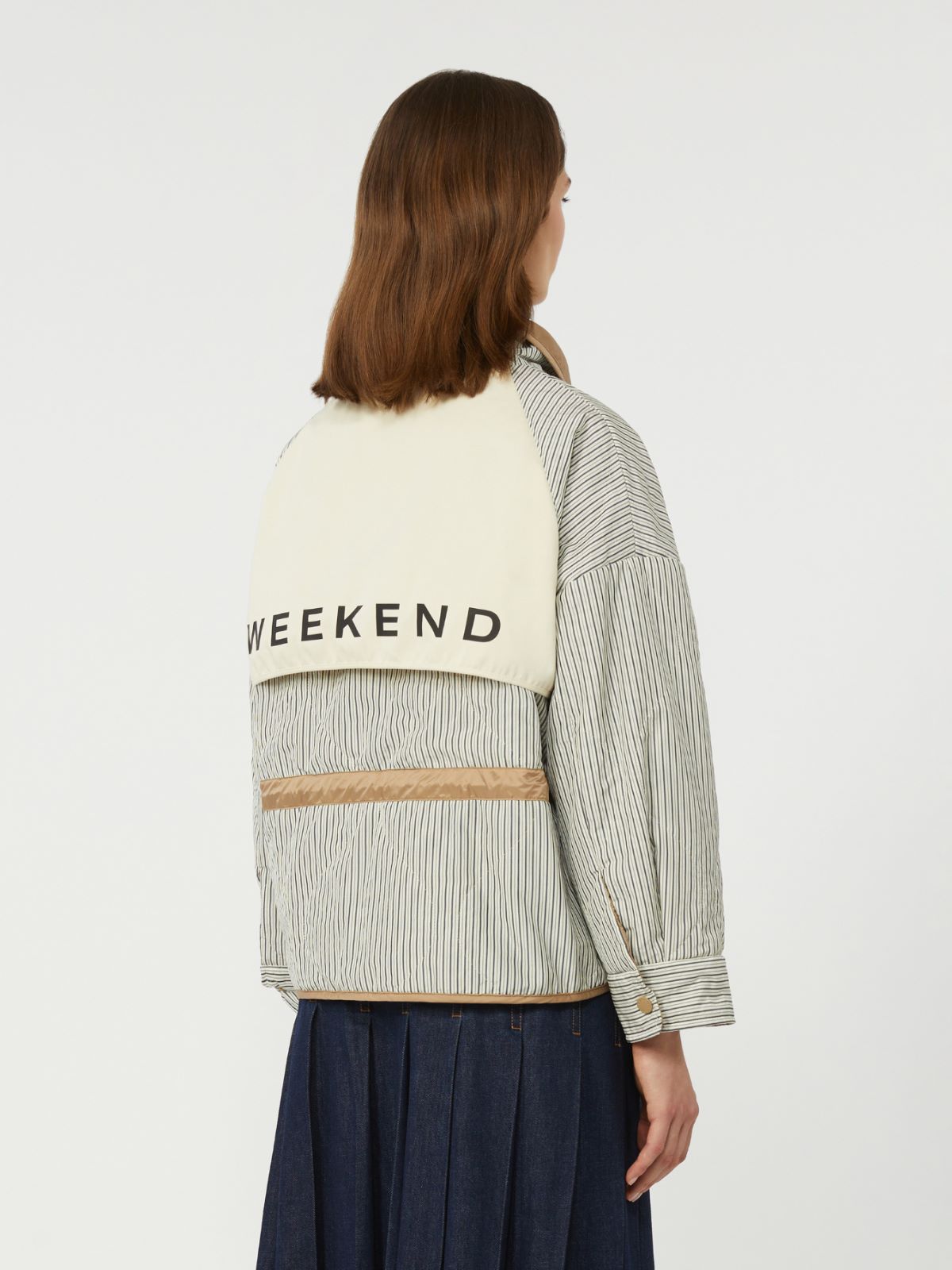 Reversible padded jacket in water-repellent canvas - HAZELNUT BROWN - Weekend - 6