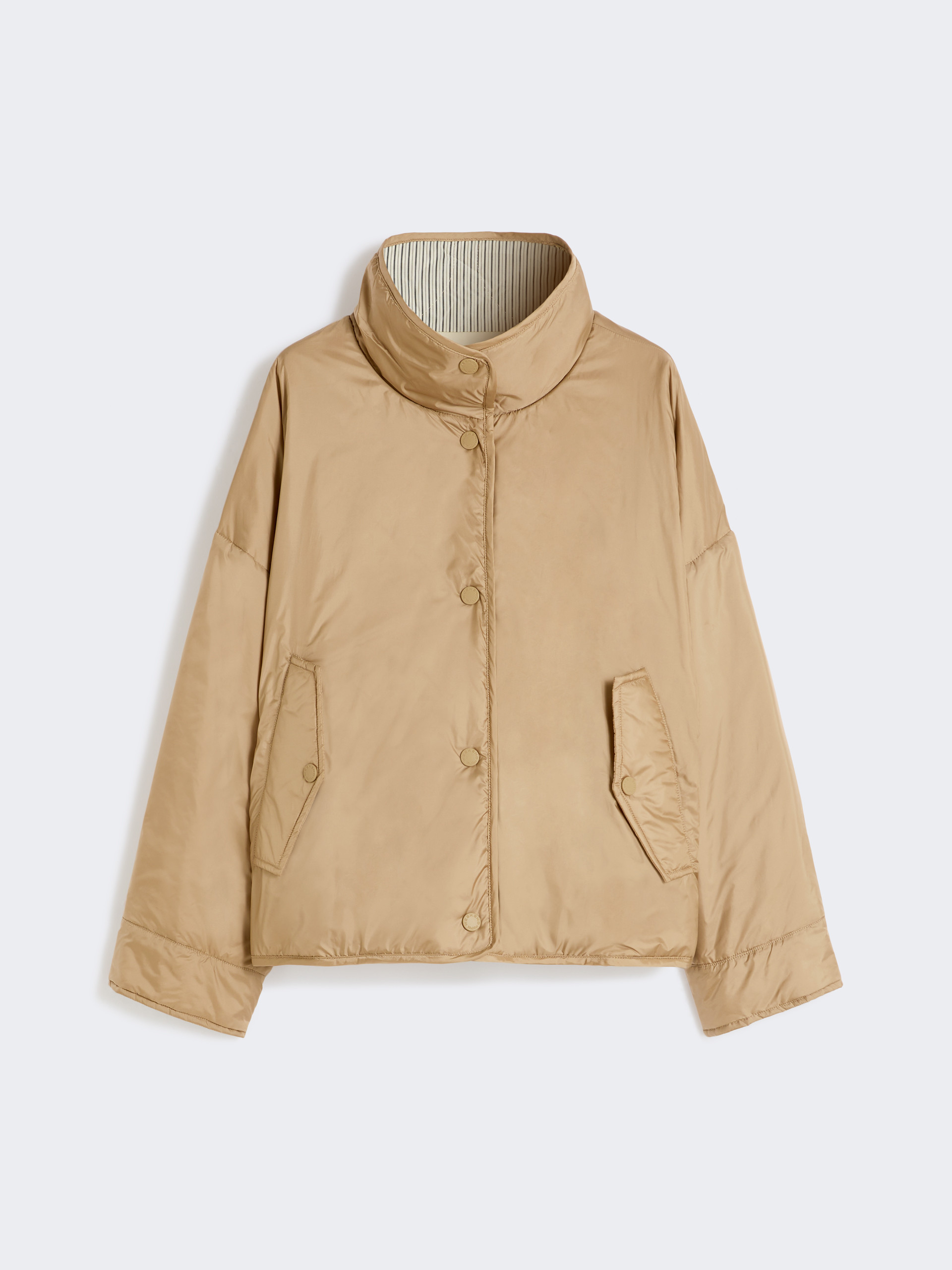 Reversible padded jacket in water-repellent canvas - HAZELNUT BROWN - Weekend Max Mara - 7
