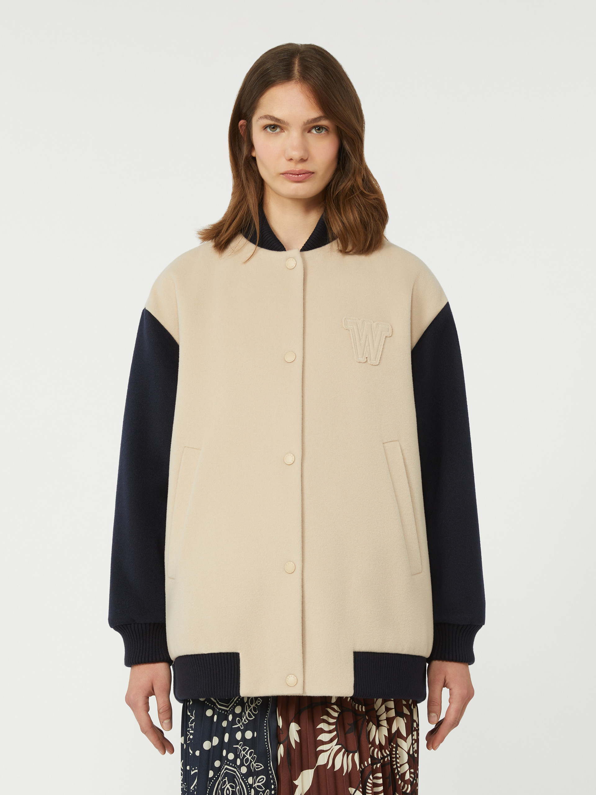 Double-faced wool bomber jacket - SAND - Weekend Max Mara - 2