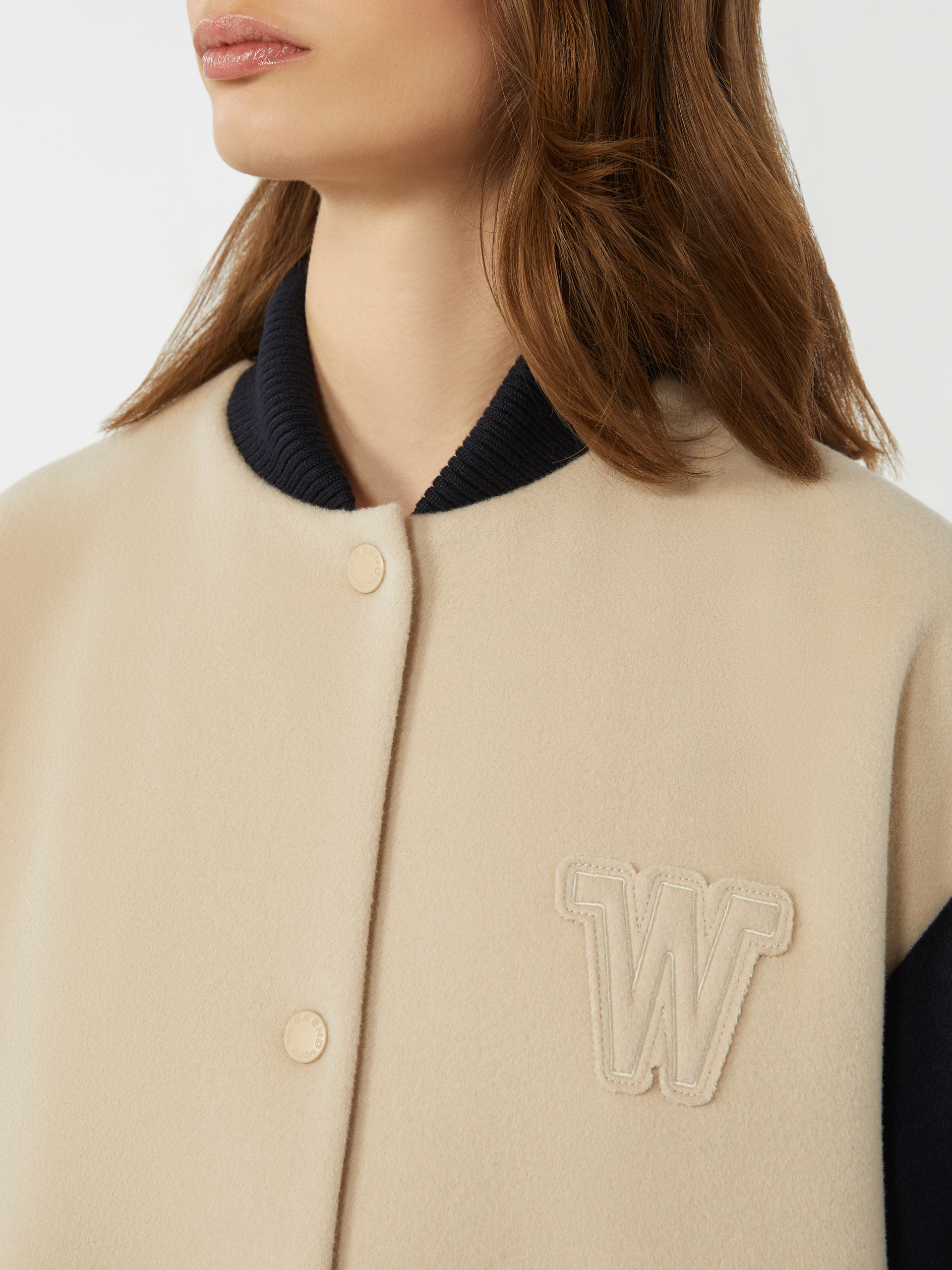 Double-faced wool bomber jacket - SAND - Weekend Max Mara - 4