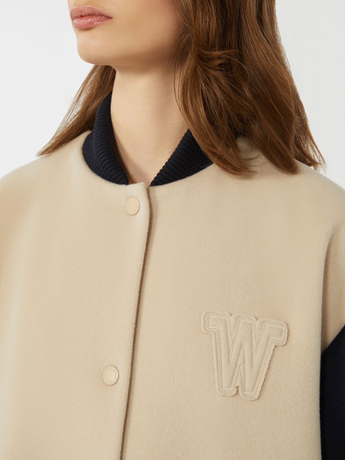 Bomber in lana double - SABBIA - Weekend - 4