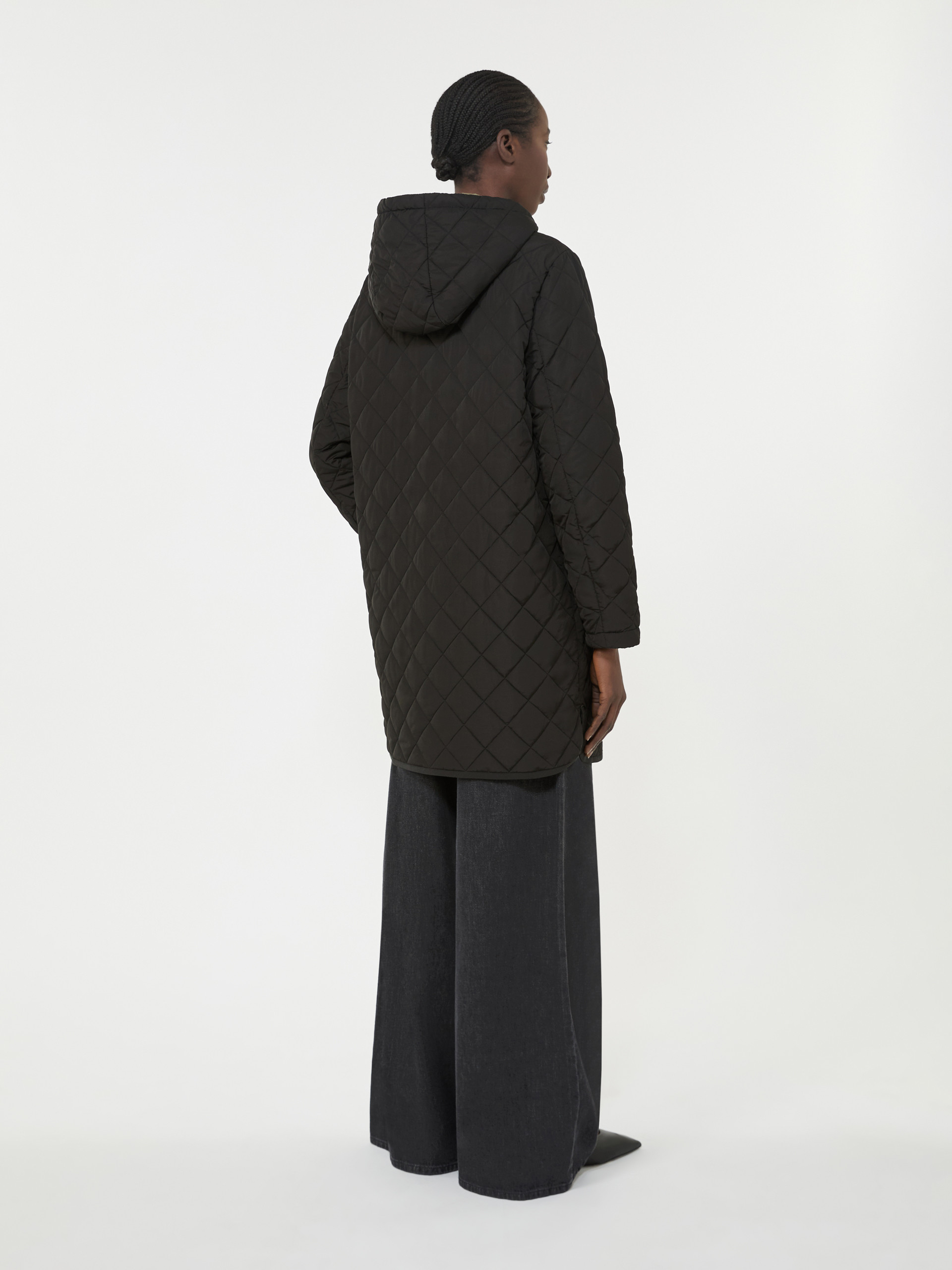 Water-repellent fabric padded parka - BLACK - Weekend Max Mara - 3