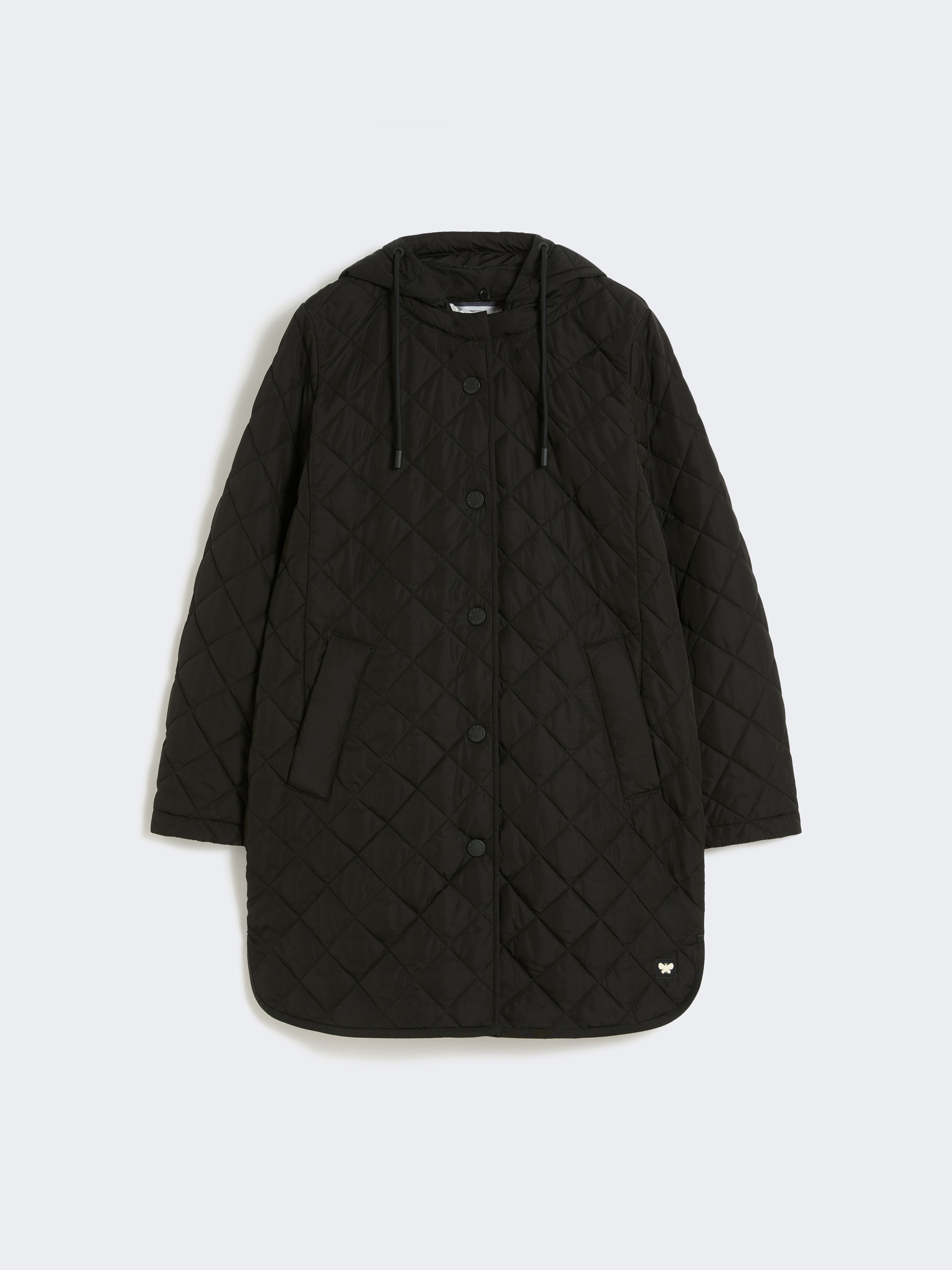 Water-repellent fabric padded parka, black | Weekend Max Mara