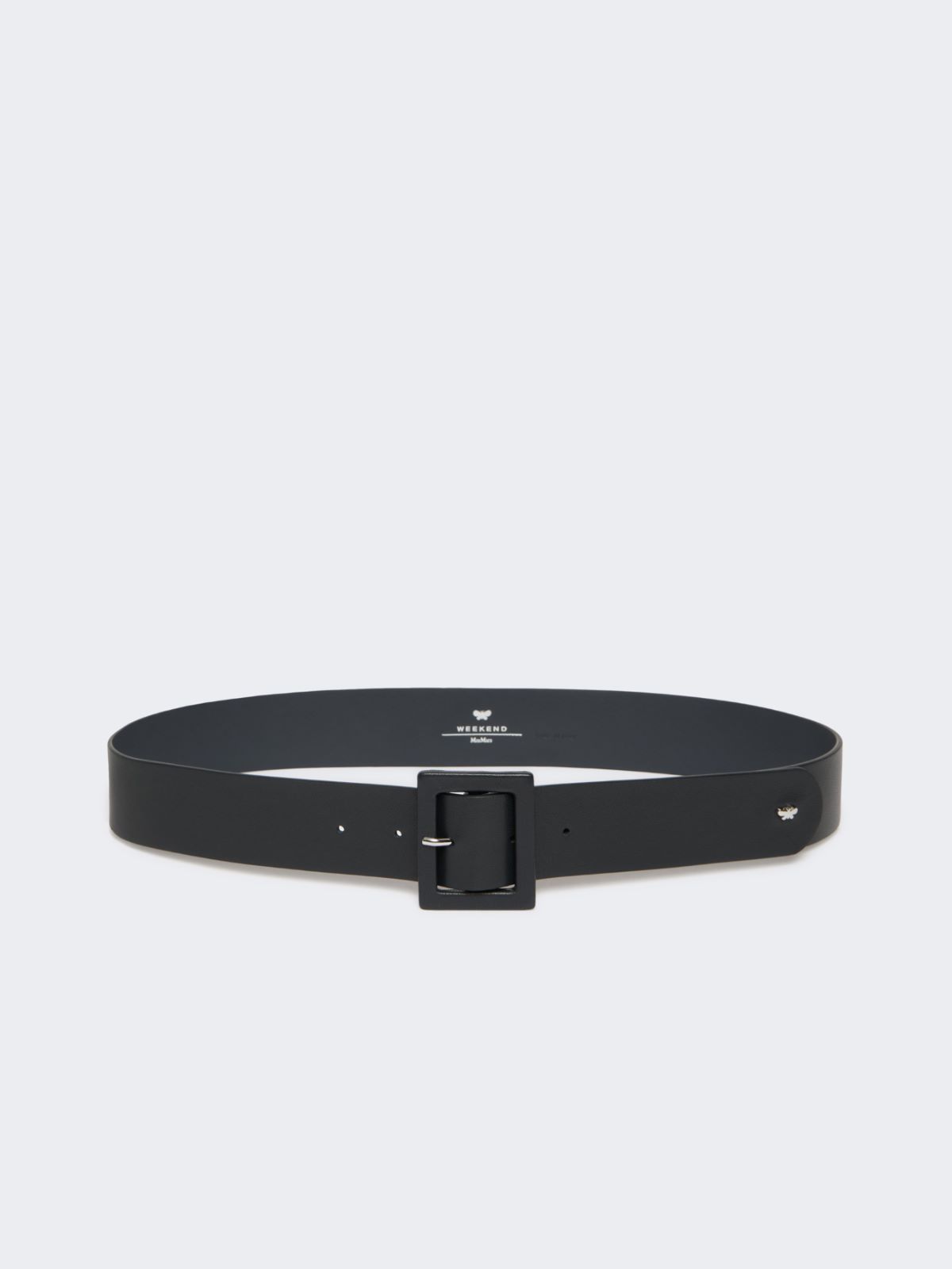 Shiny Nappa leather belt - ULTRAMARINE - Weekend