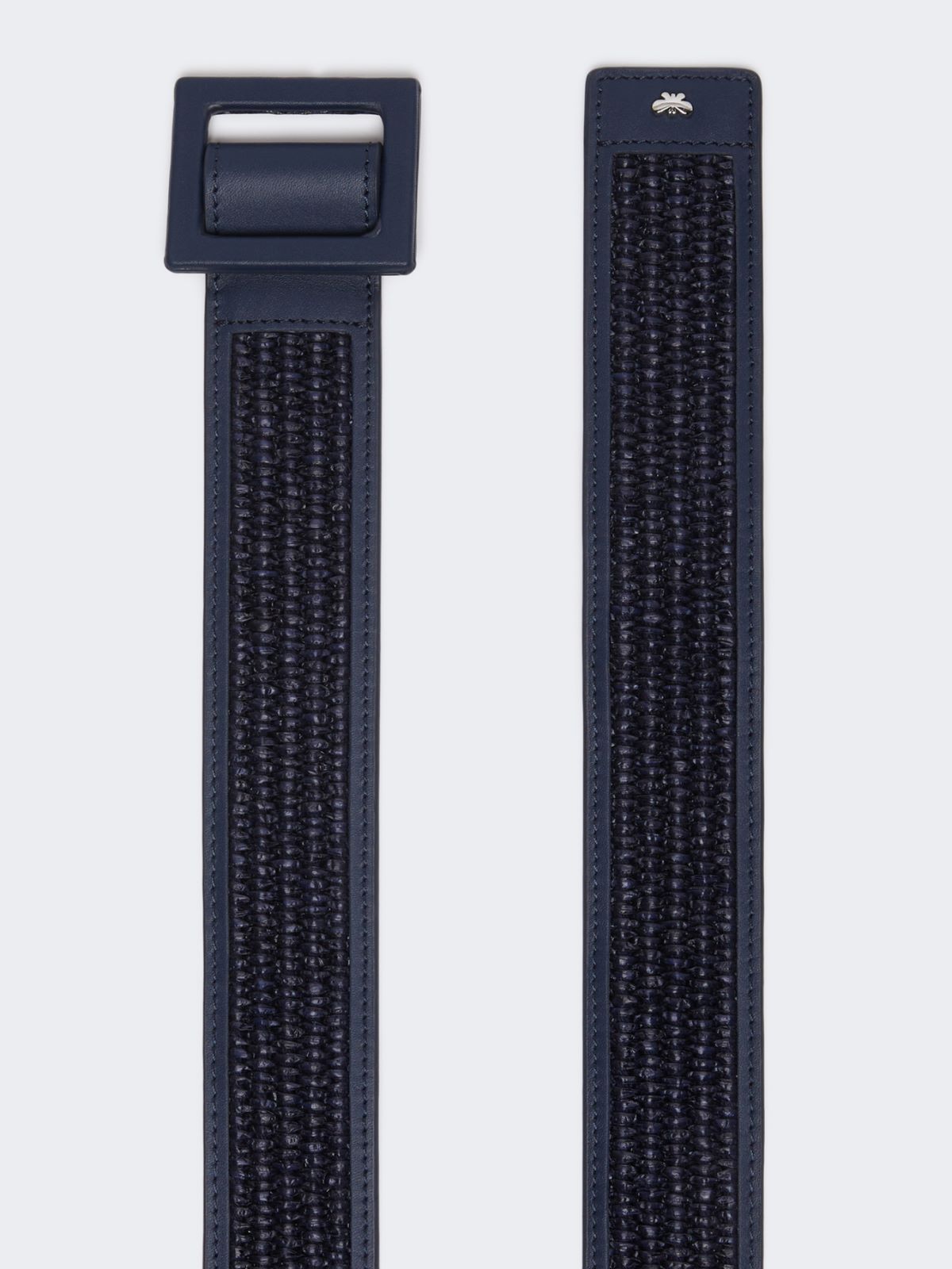 Raffia effect belt - ULTRAMARINE - Weekend - 2