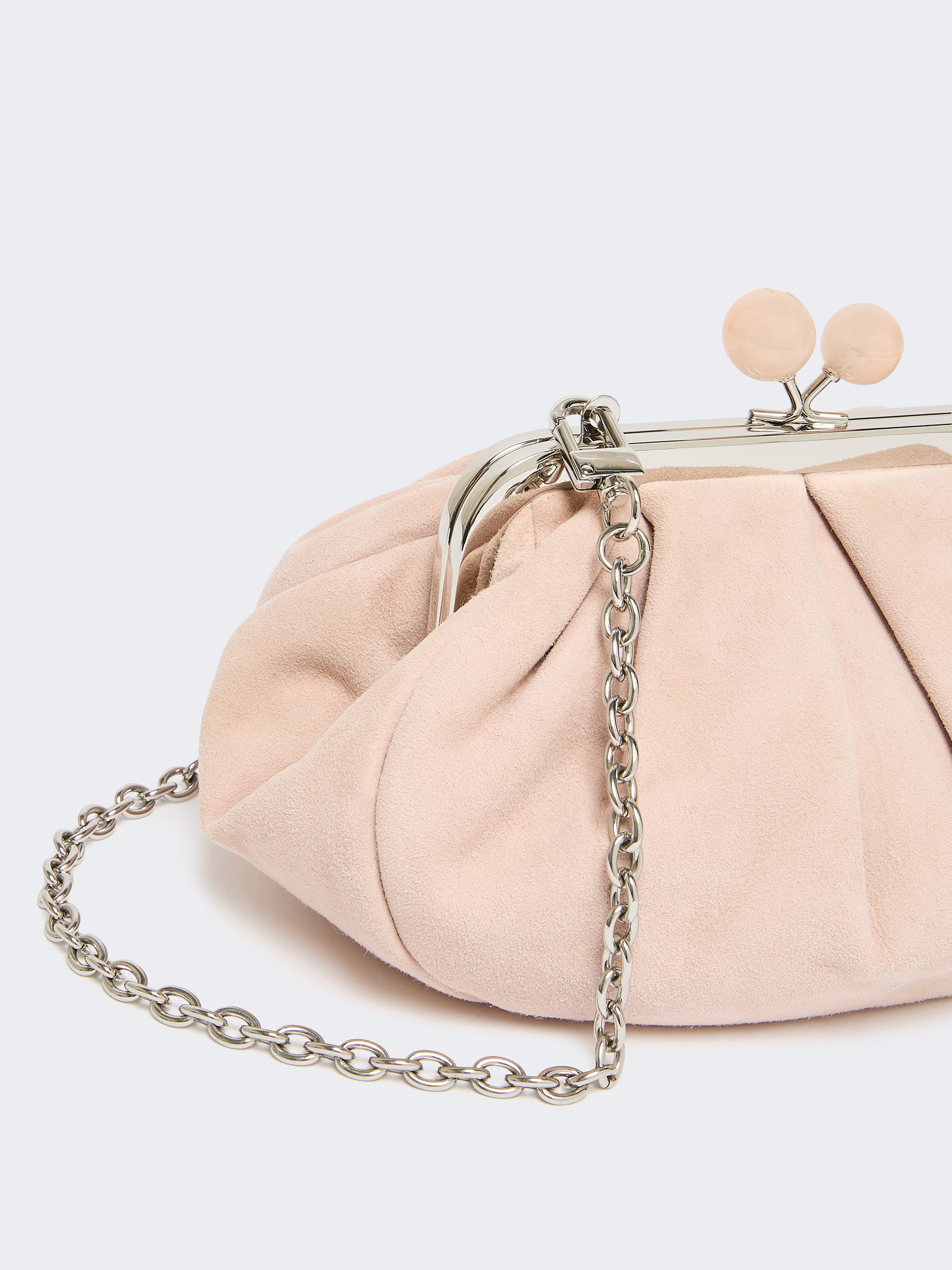 Small suede Pasticcino Bag - POWDER - Weekend Max Mara - 4