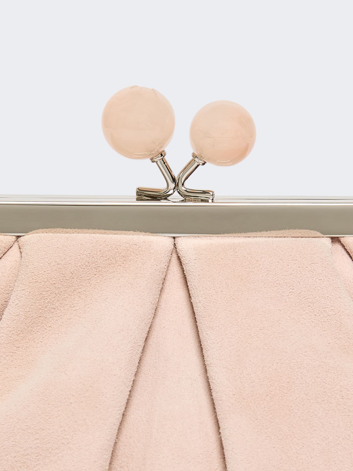 Small suede Pasticcino Bag - POWDER - Weekend - 5