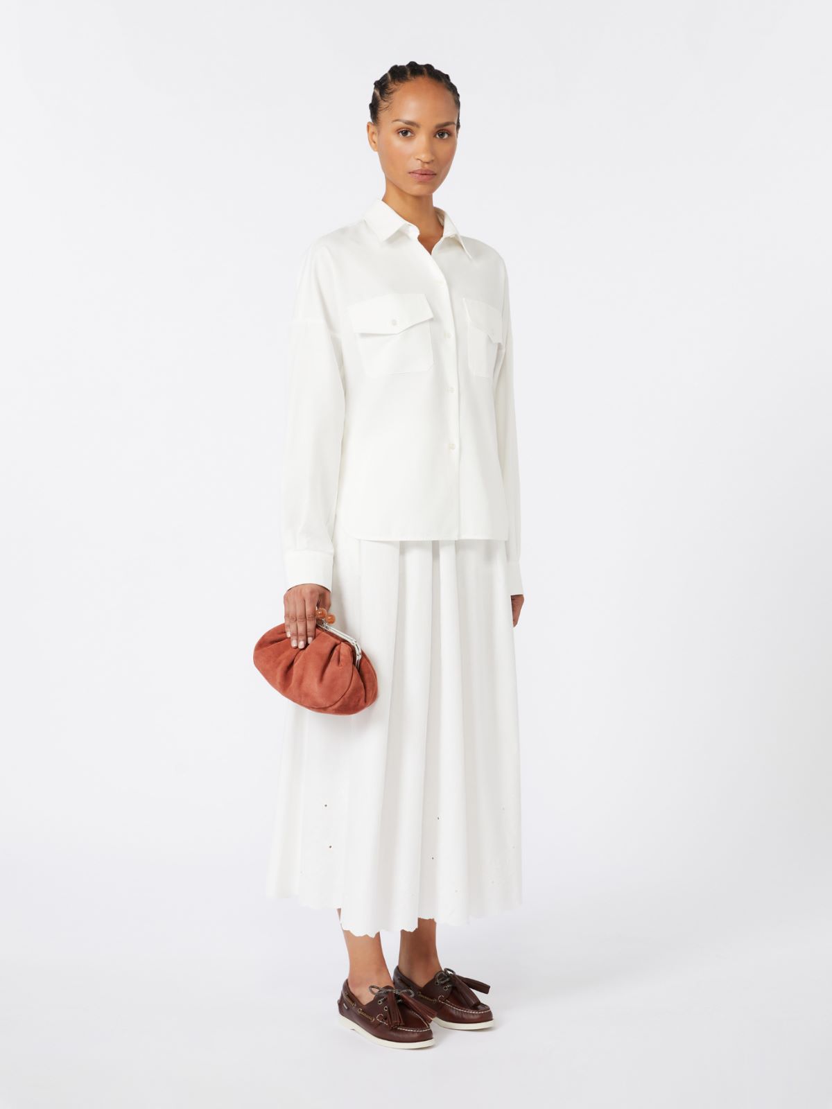 Small suede Pasticcino Bag - BROWN - Weekend - 8