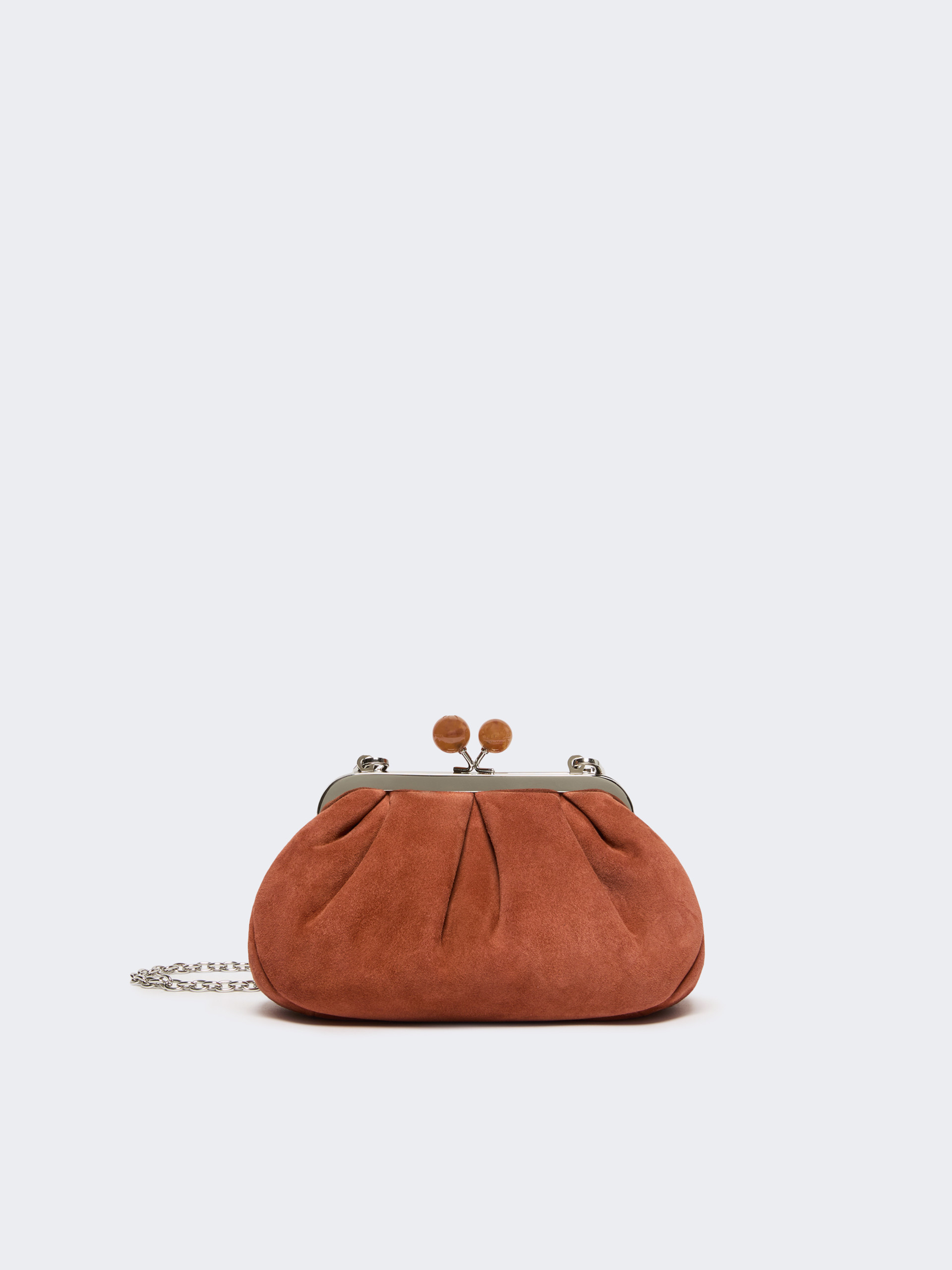 Small suede Pasticcino Bag - BROWN - Weekend Max Mara