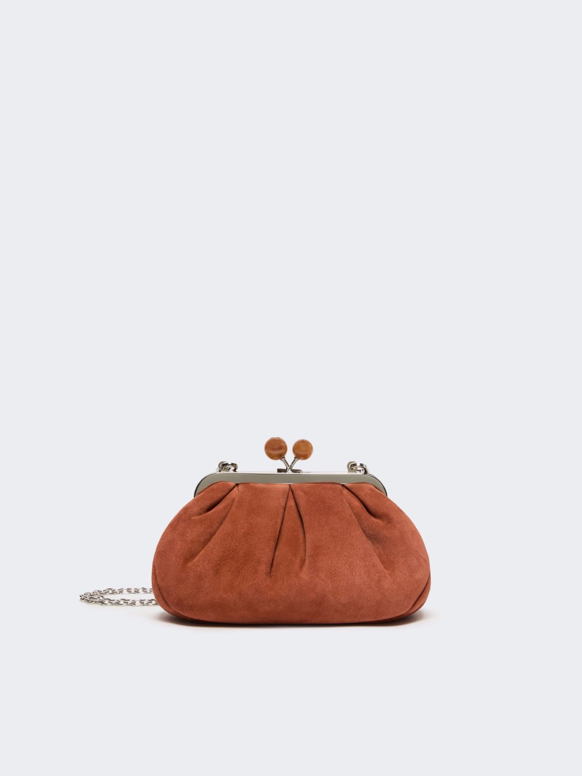 Small suede Pasticcino Bag - BROWN - Weekend
