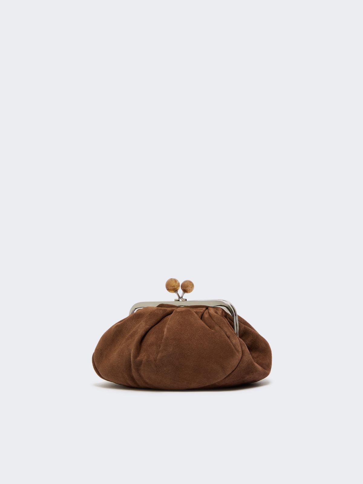 Small suede Pasticcino Bag - DARK BROWN - Weekend - 2