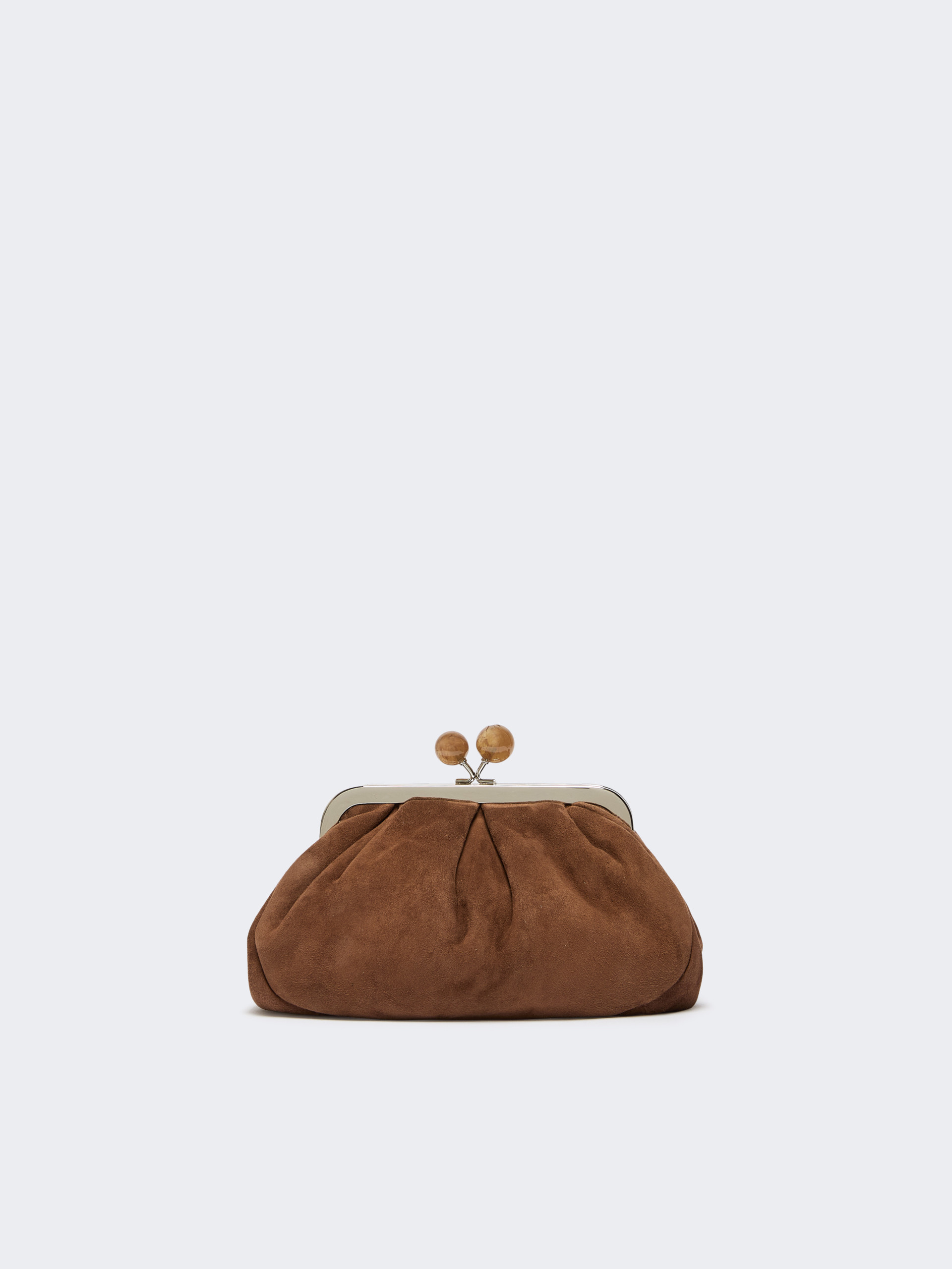 Small suede Pasticcino Bag - DARK BROWN - Weekend Max Mara - 3