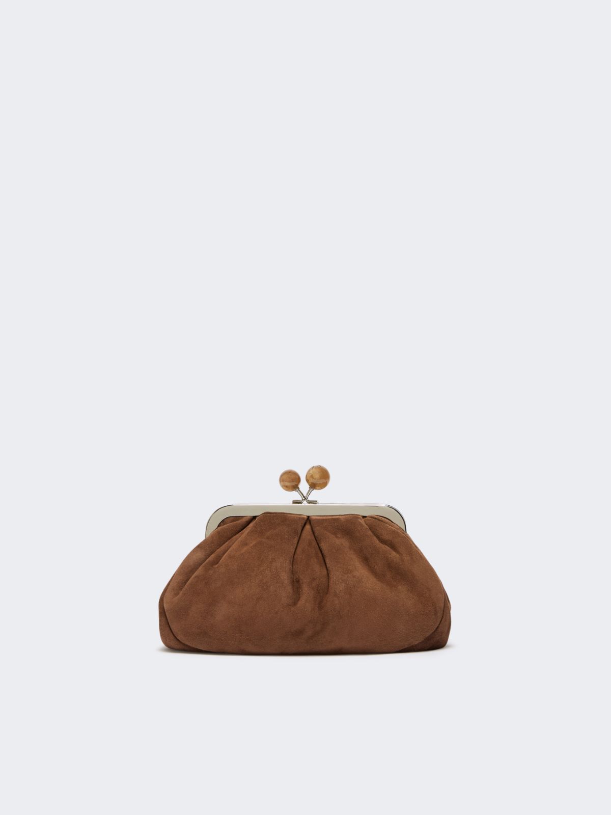 Small suede Pasticcino Bag - DARK BROWN - Weekend - 3