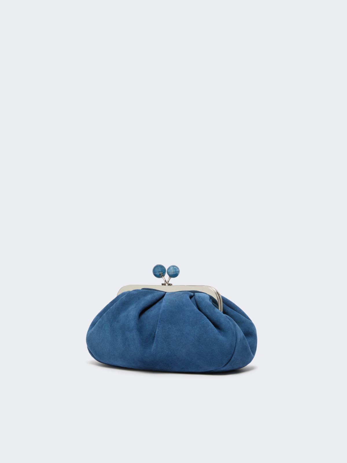 Small suede Pasticcino Bag - CORNFLOWER BLUE - Weekend - 2