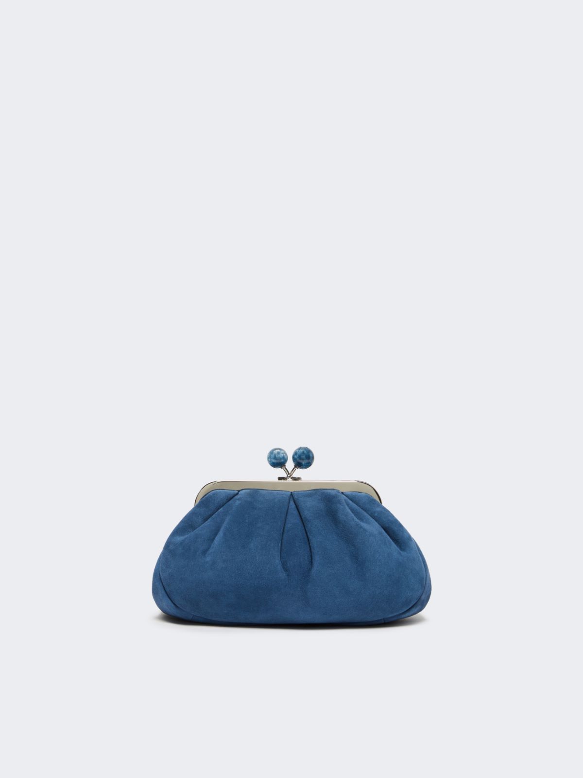 Small suede Pasticcino Bag - CORNFLOWER BLUE - Weekend - 3