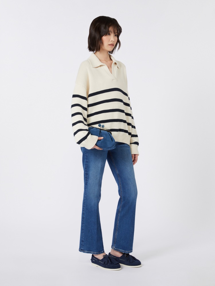 Small suede Pasticcino Bag - CORNFLOWER BLUE - Weekend - 9