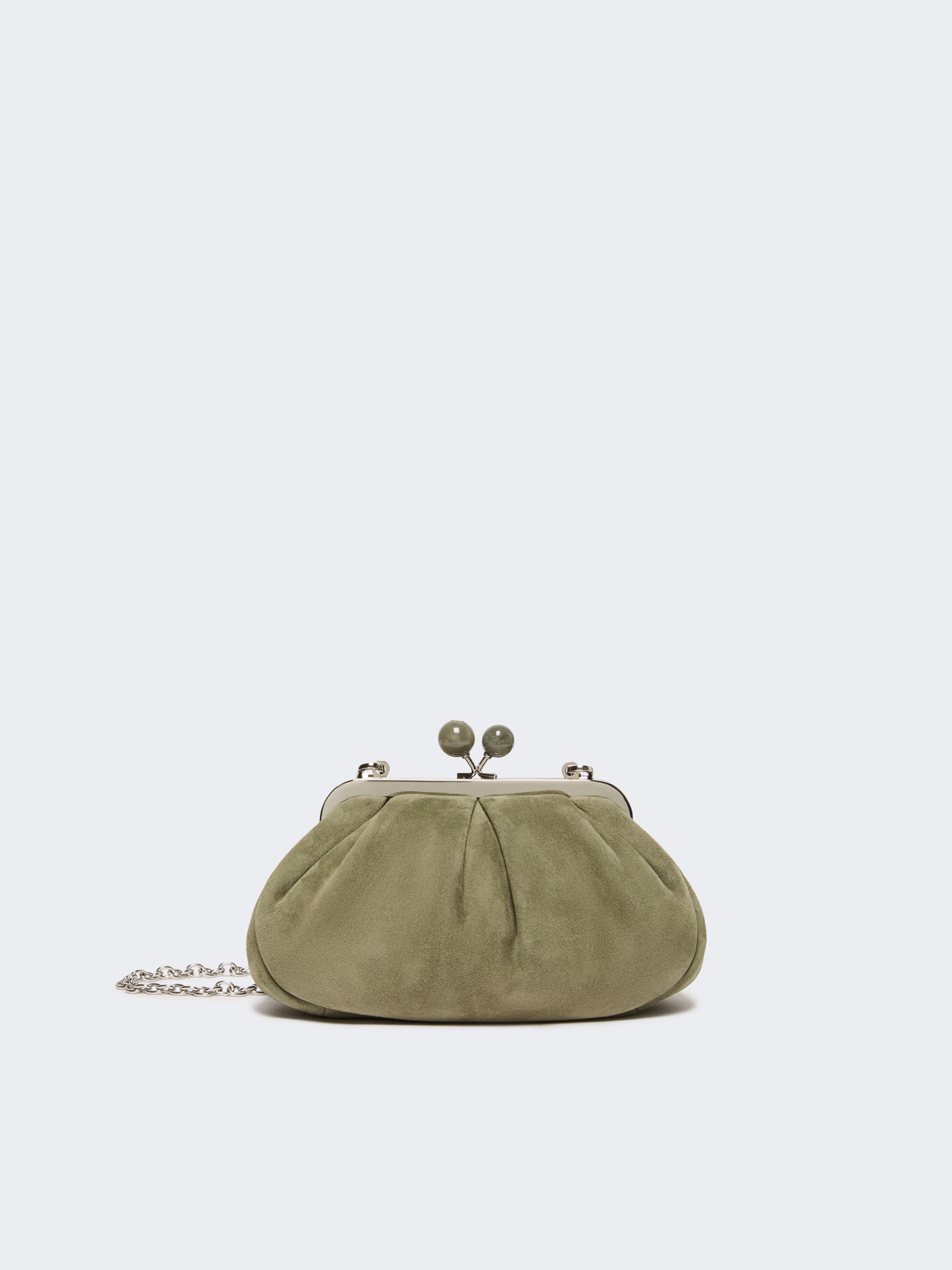 Small suede Pasticcino Bag - MUD - Weekend Max Mara