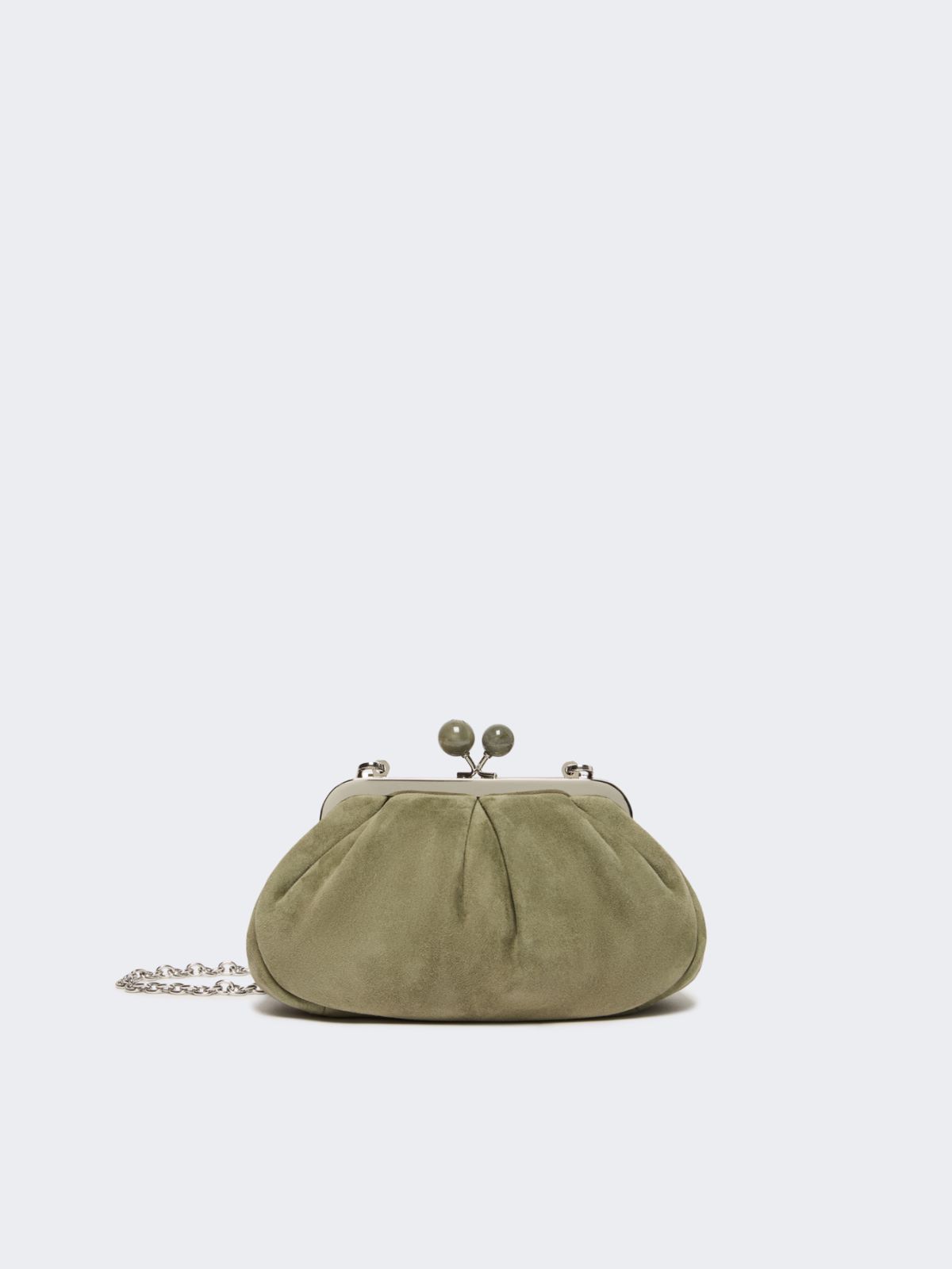 Small suede Pasticcino Bag - MUD - Weekend