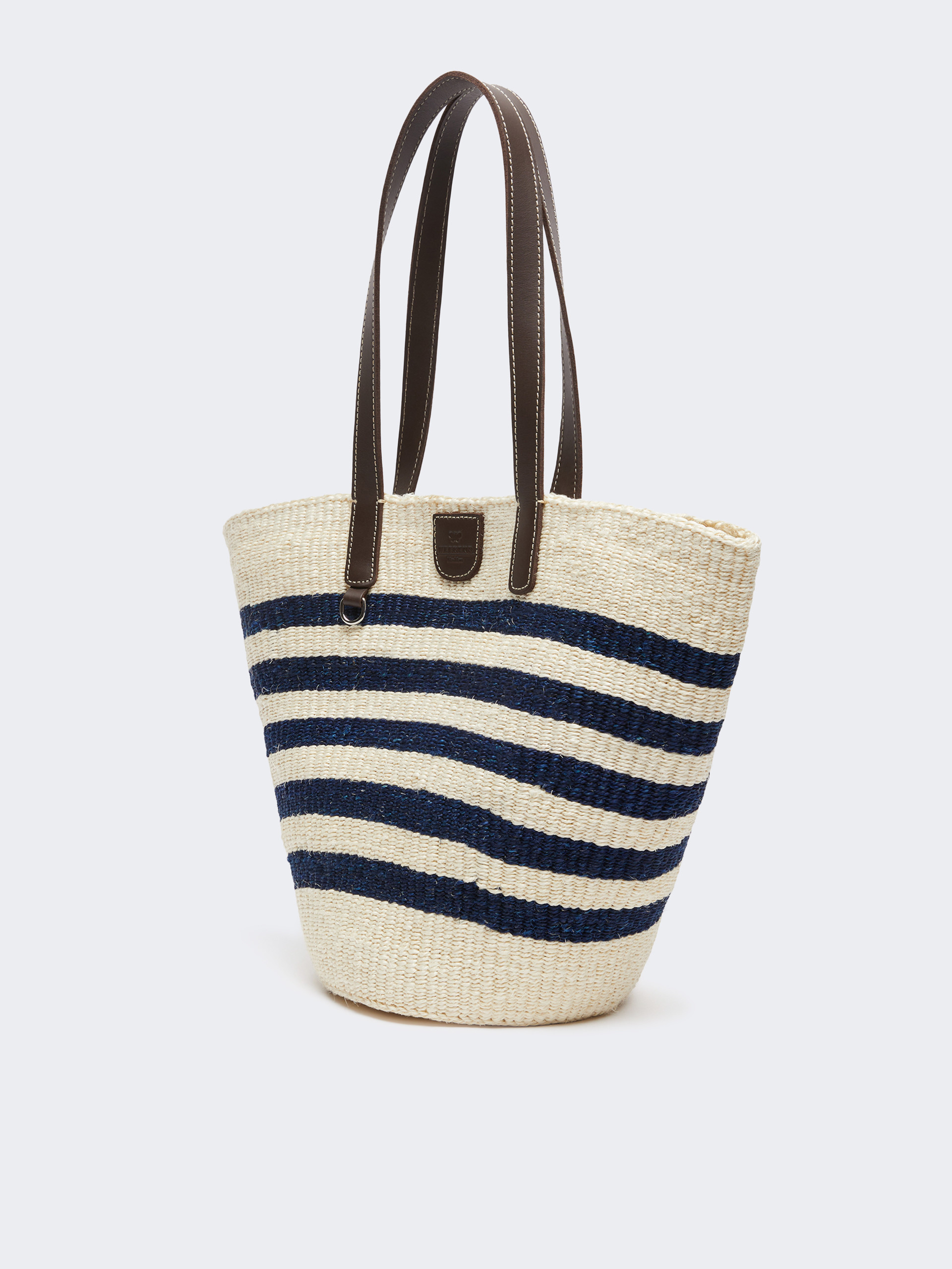 Large striped natural fibre bag - ULTRAMARINE - Weekend Max Mara - 2