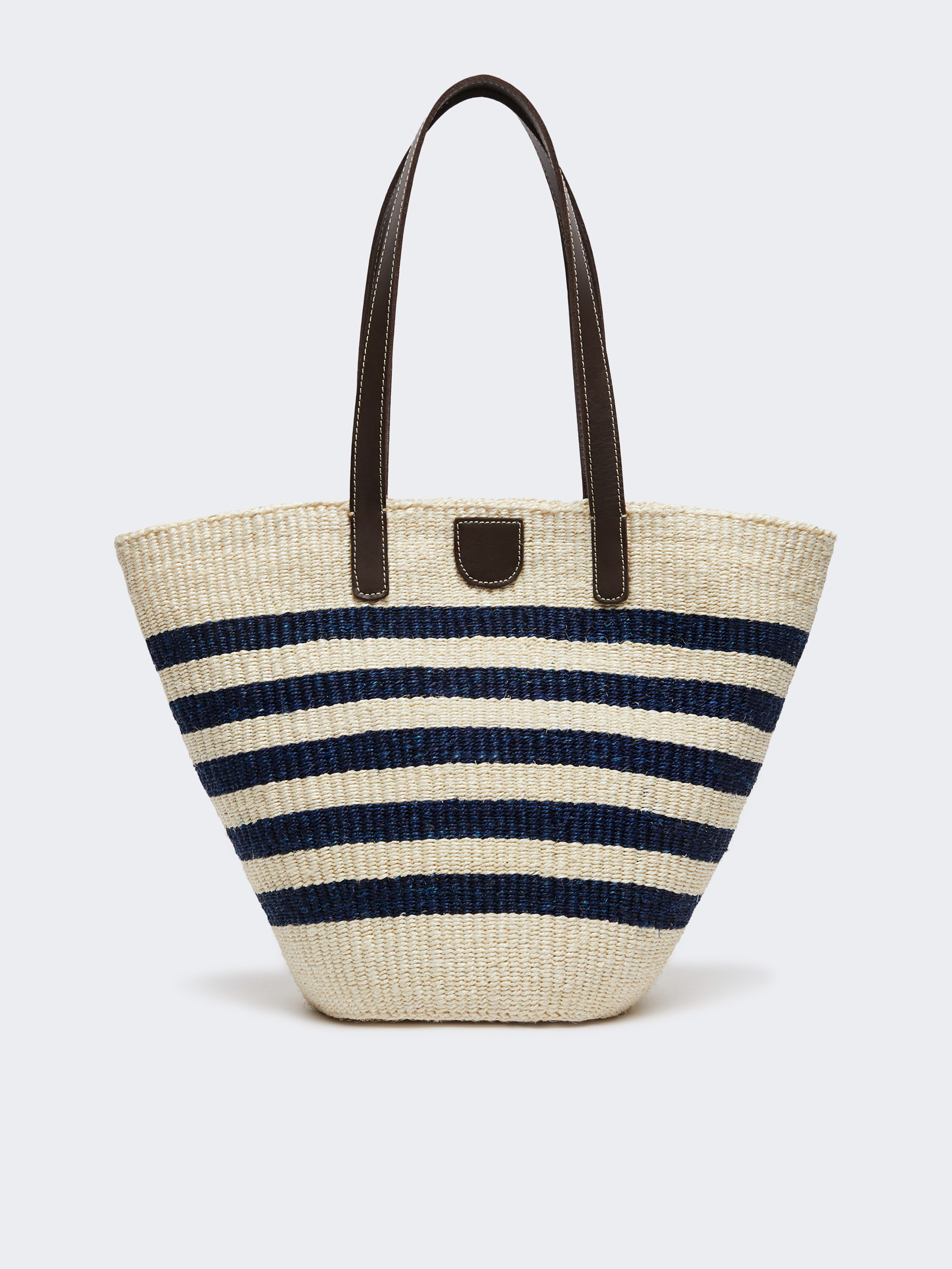 Large striped natural fibre bag - ULTRAMARINE - Weekend Max Mara - 3
